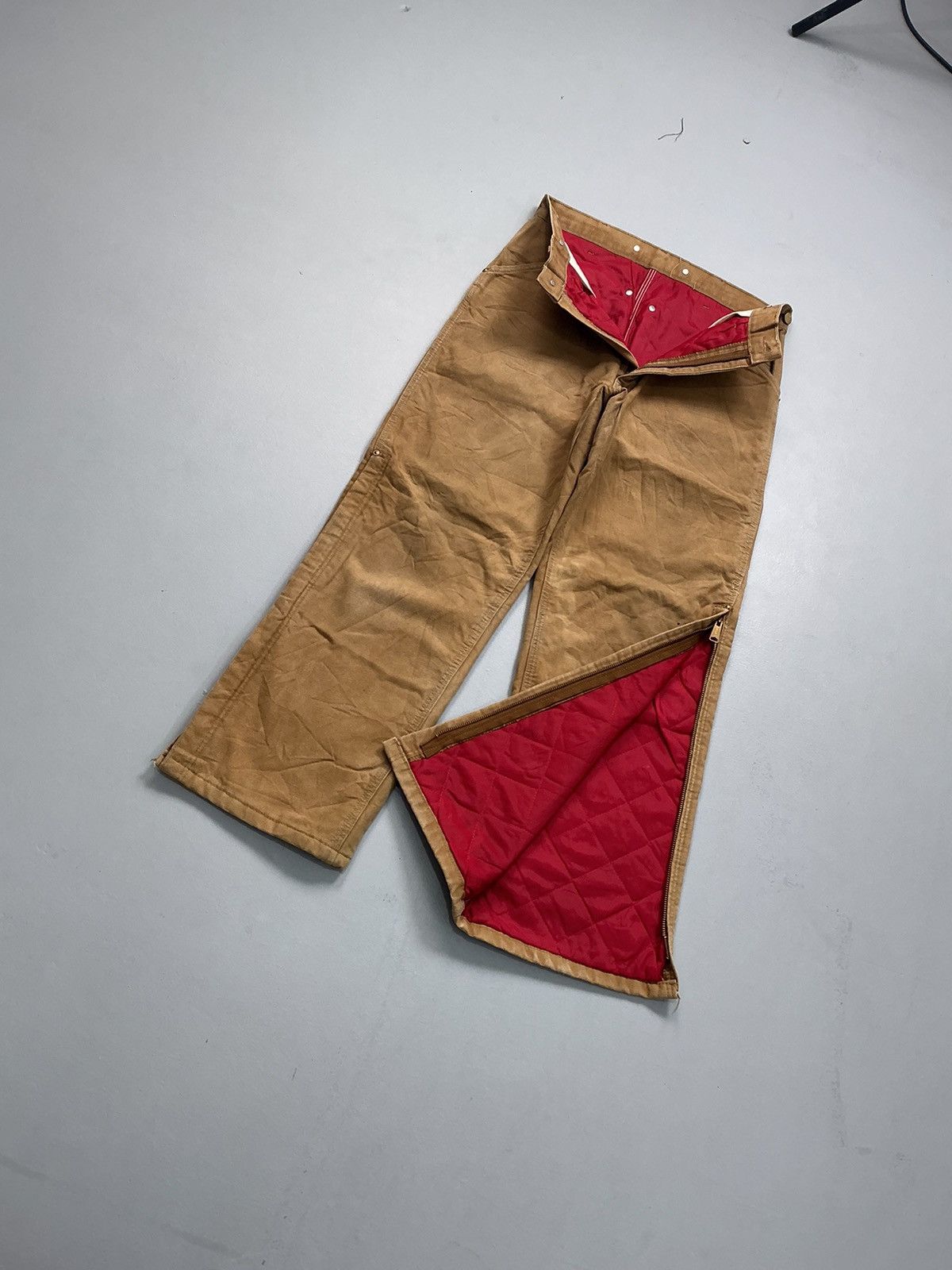 Carhartt 90sVintage Carhartt WQ106 quintet line carpenter denim Size US 32 / EU 48 - 3 Thumbnail