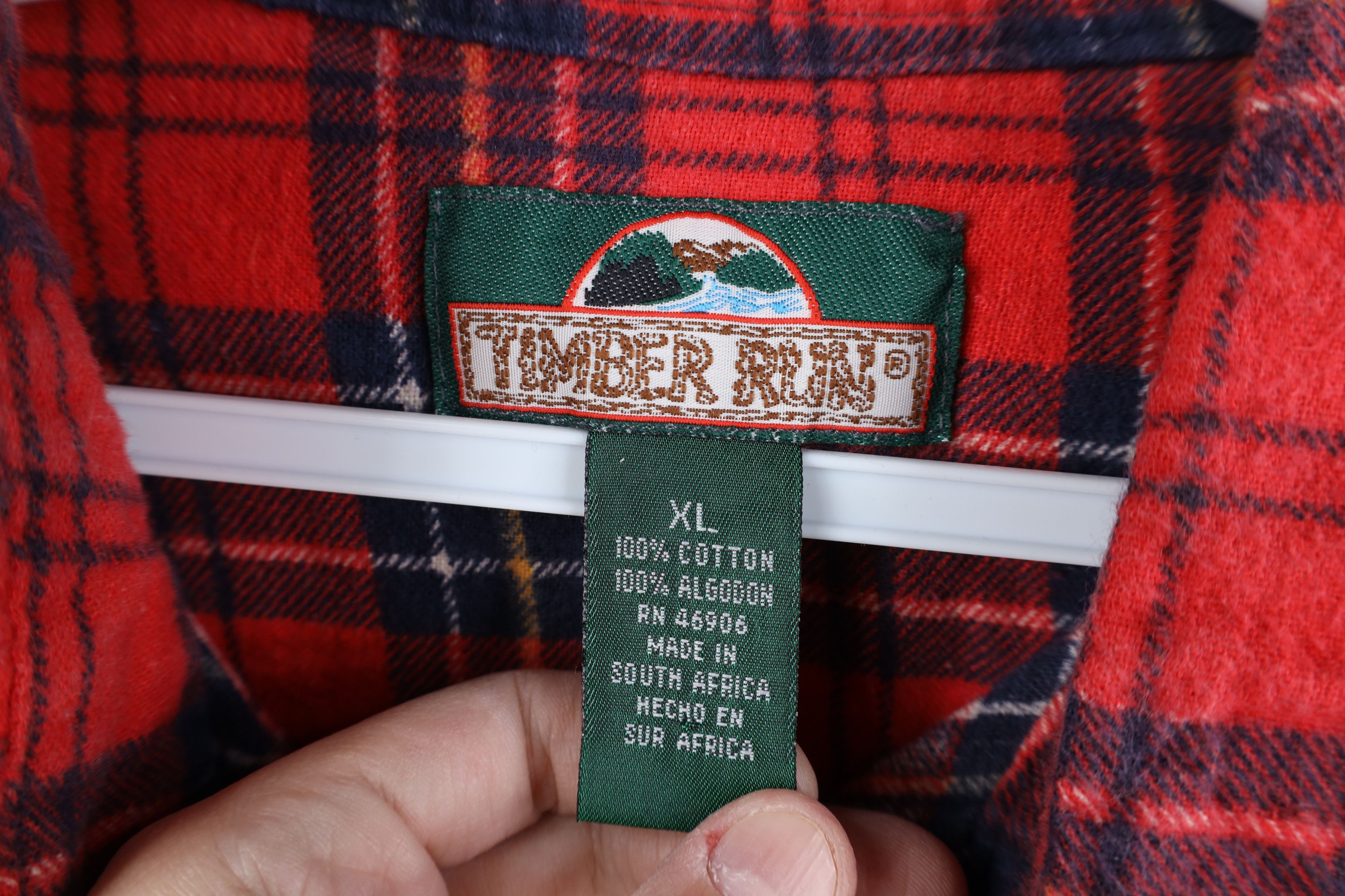 Vintage Vintage 80s 90s Streetwear Collared Button Shirt Plaid Size US XL / EU 56 / 4 - 9 Thumbnail
