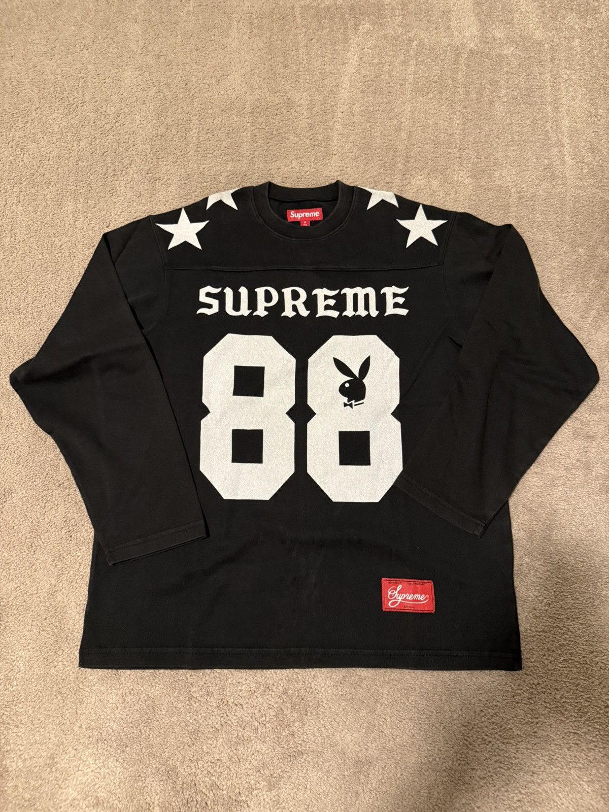 Supreme Supreme Affiliated L/S Football top medium | Grailed