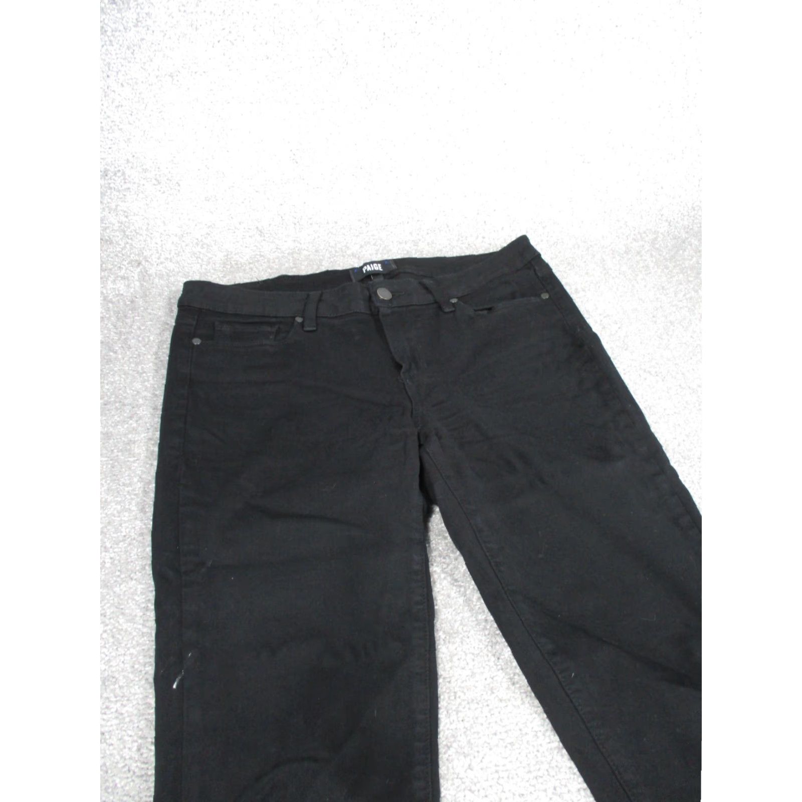 Paige Paige Verdugo Jeans Womens 31 Black Ankle Skinny Denim Size 24" / US 00 / IT 34 - 3 Thumbnail