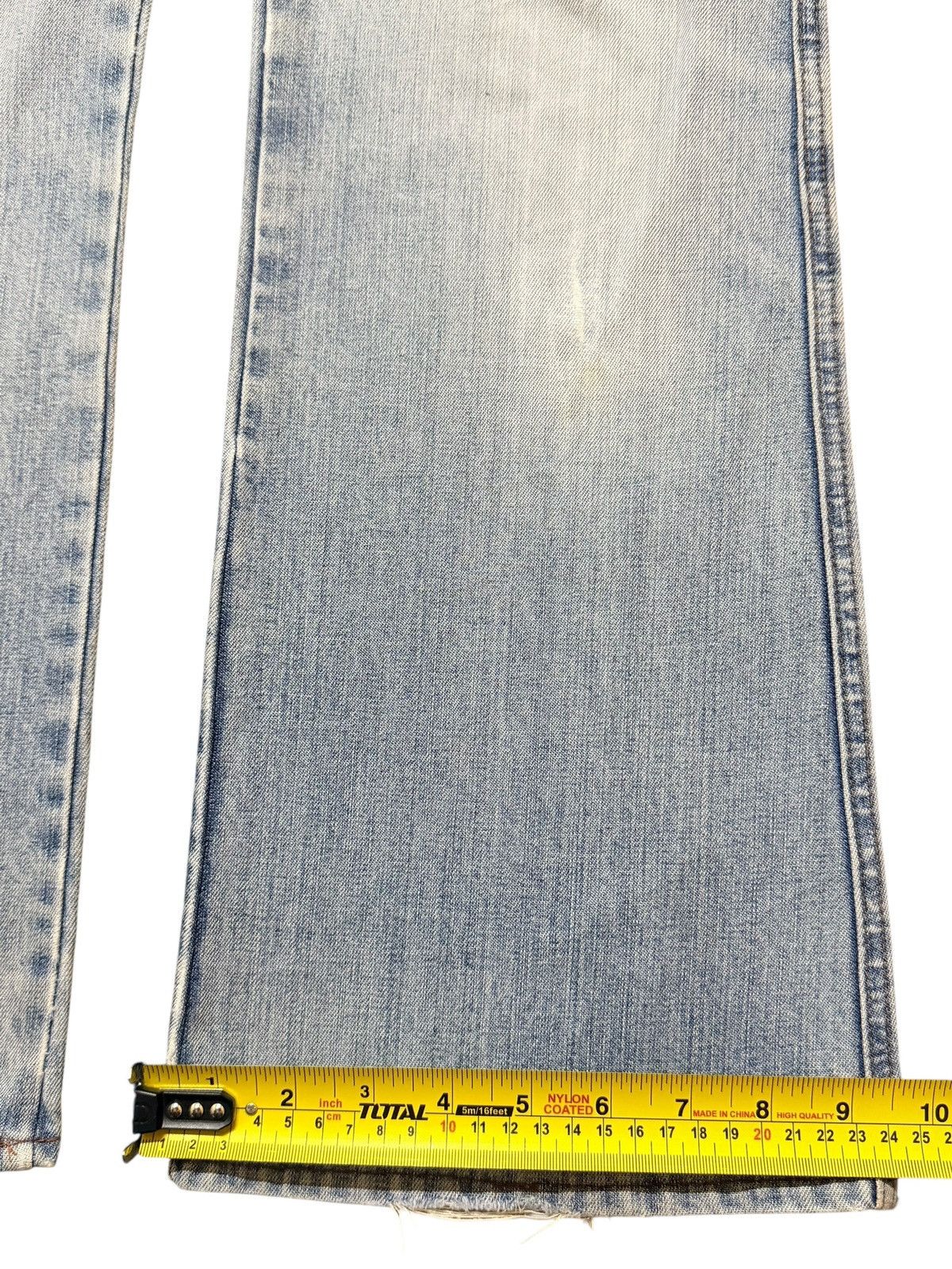 Hysteric Glamour Vintage Japanese Brand Bush Pants Light Wash Wide Leg Flare Size US 31 - 13 Thumbnail