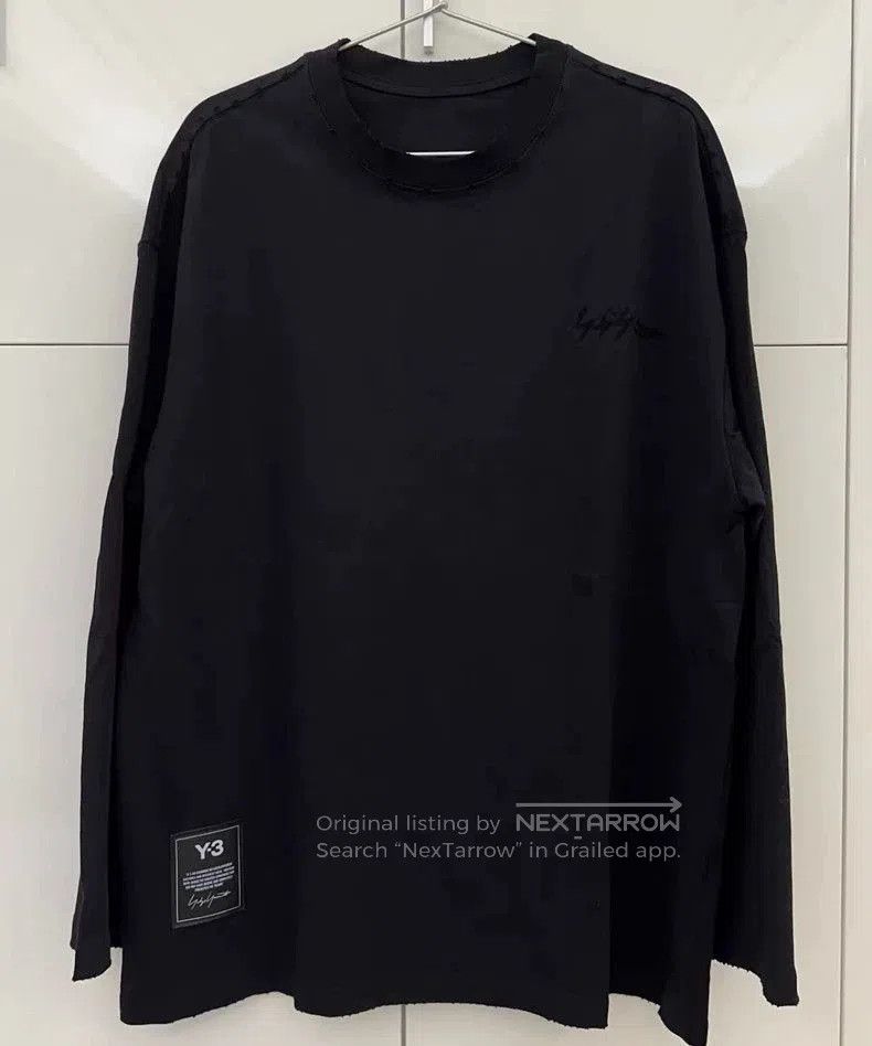 Y3 Yohji Yamamoto Black Long Sleeve.
