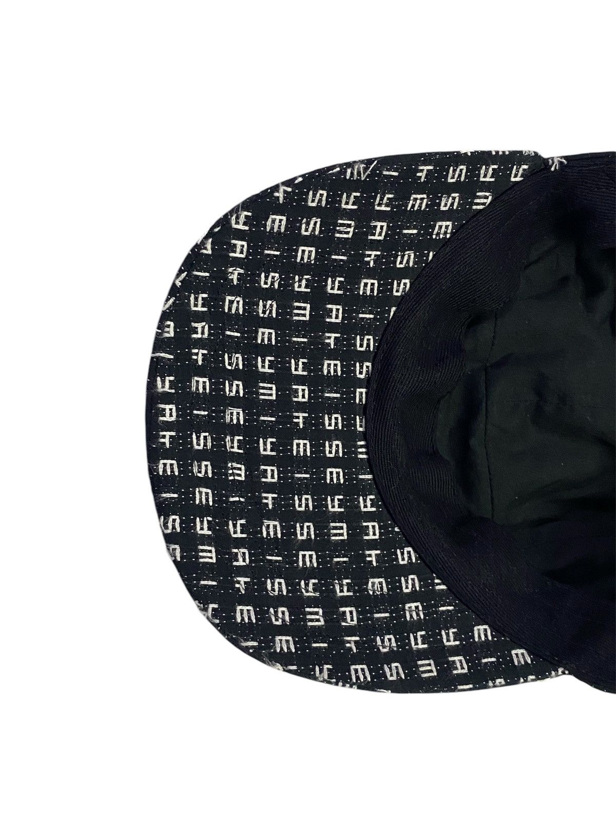 Issey Miyake Rare🔥2000s Issey Miyake Black Jacquard 5 Panel Hat Size ONE SIZE - 15 Thumbnail