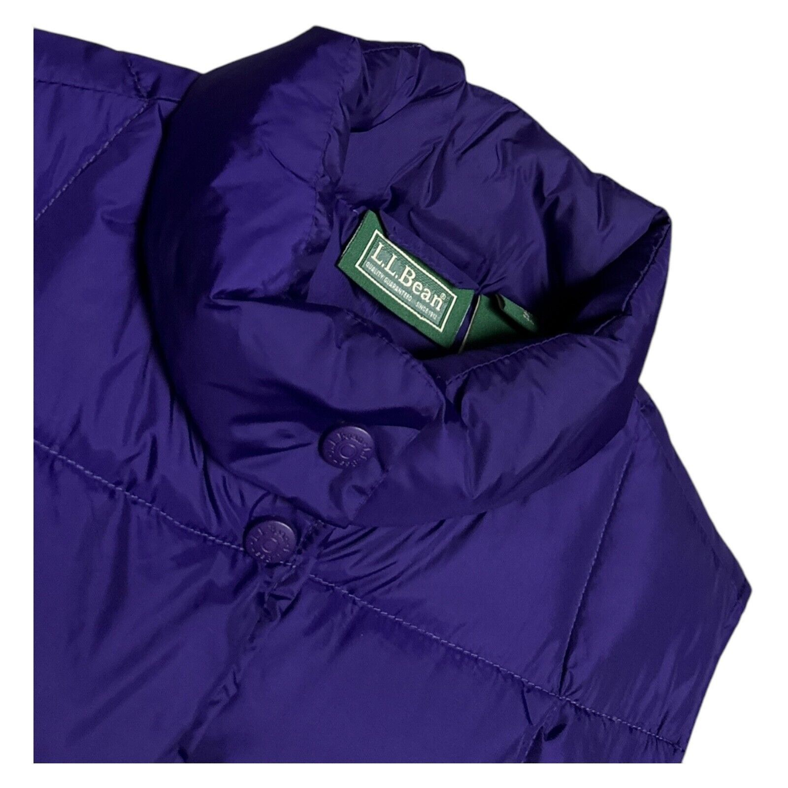 L.L. Bean LL BEAN GOOSE DOWN FILL Designer Retro Winter Puffer VEST Size S / US 4 / IT 40 - 5 Thumbnail
