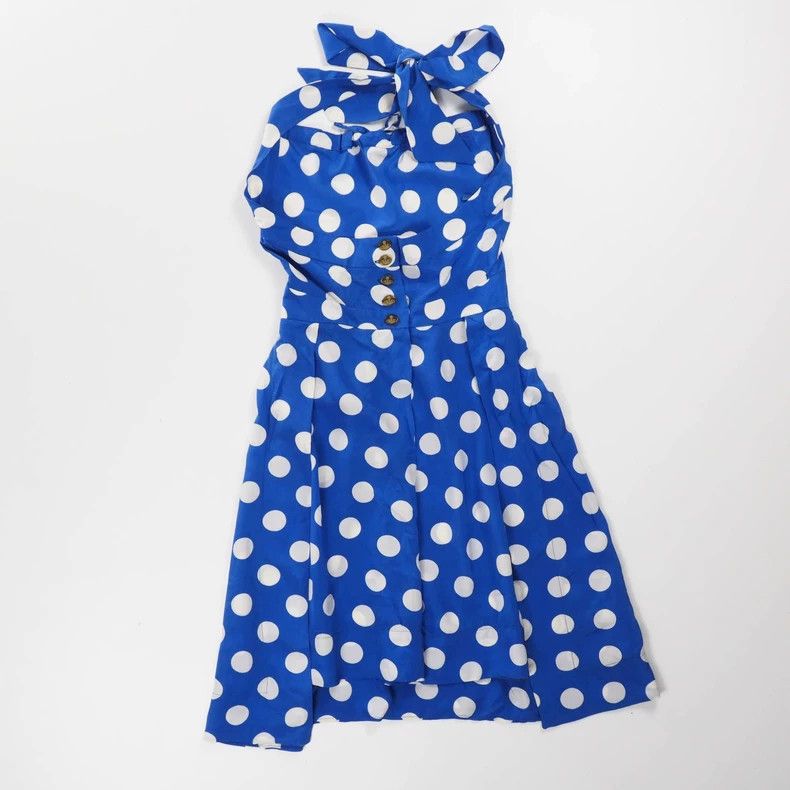 Vivienne Westwood Vivienne Westwood Rare blue and white polka dot French nec Size XS / US 0-2 / IT 36-38 - 3 Thumbnail