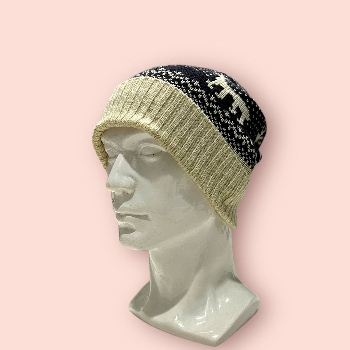 Japanese Brand × Jun Takahashi × Uniqlo VINTAGE UNIQLO DEERS KNITTED CUFFS BEANIE Size ONE SIZE - 12 Thumbnail