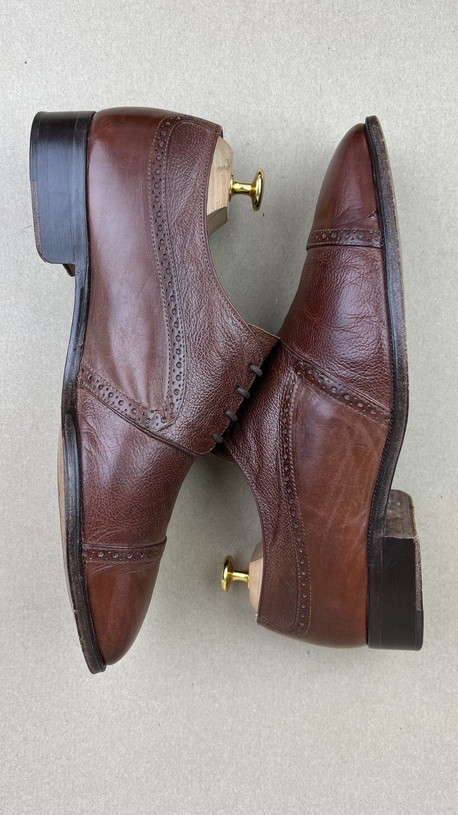 Grenson GRENSON Derby Leather Shoes Made in England Brown Men’s Size US 10.5 / EU 43-44 - 8 Thumbnail