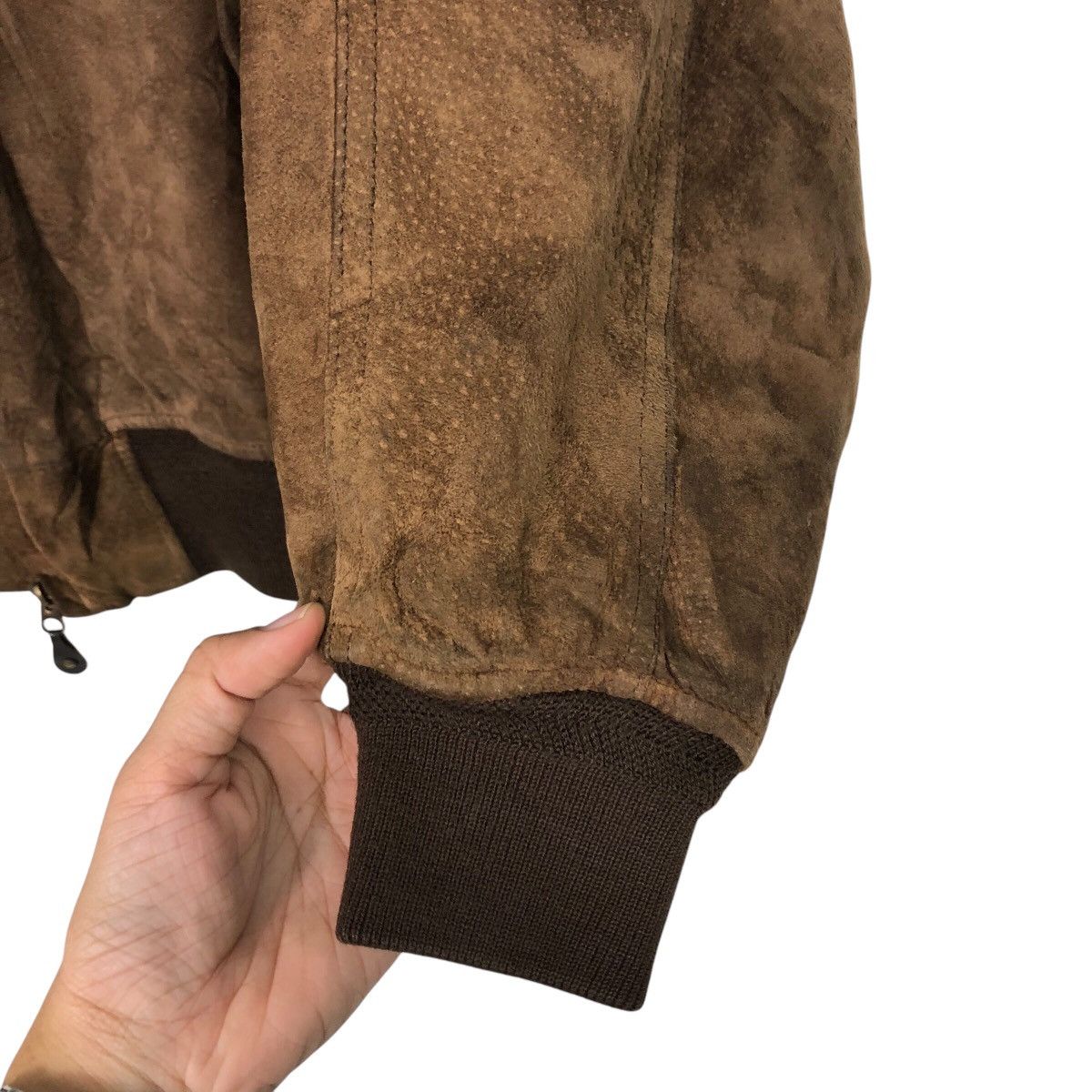 Japanese Brand 📌Vintage Leather Jacket Atelier Sab For Men Issey Miyake Size US M / EU 48-50 / 2 - 16 Thumbnail