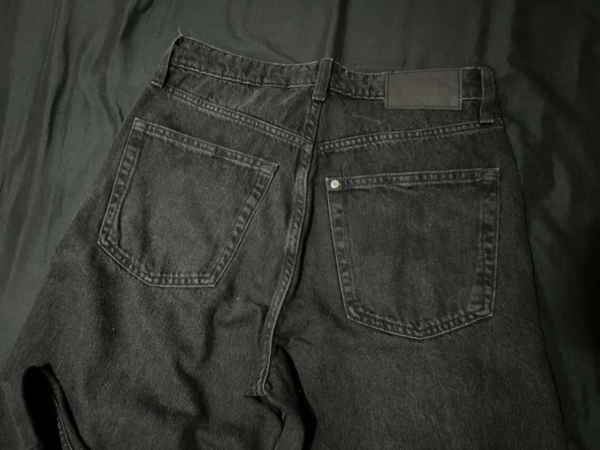 H&M Y2K Denim Black Jeans Size US 29 - 5 Thumbnail