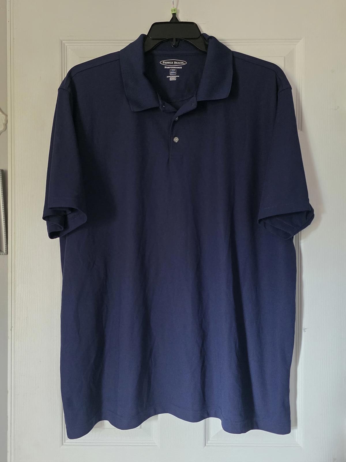 Lone Cypress By Pebble Beach Pebble Beach Performance Polo Shirt XXXL 3X Navy Blue Golf Size US XXL / EU 58 / 5 - 4 Thumbnail