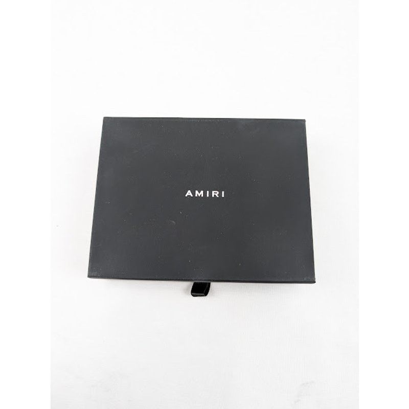 Amiri o1rshd1 Size: OS / Iconic Emb Leather Card Holder in Black Size ONE SIZE - 11 Thumbnail