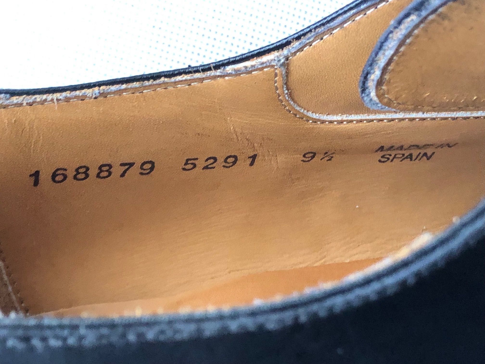 Berwick 1707 Berwick 5291 Black Leather Derby shoes Size US 10.5 / EU 43-44 - 9 Thumbnail