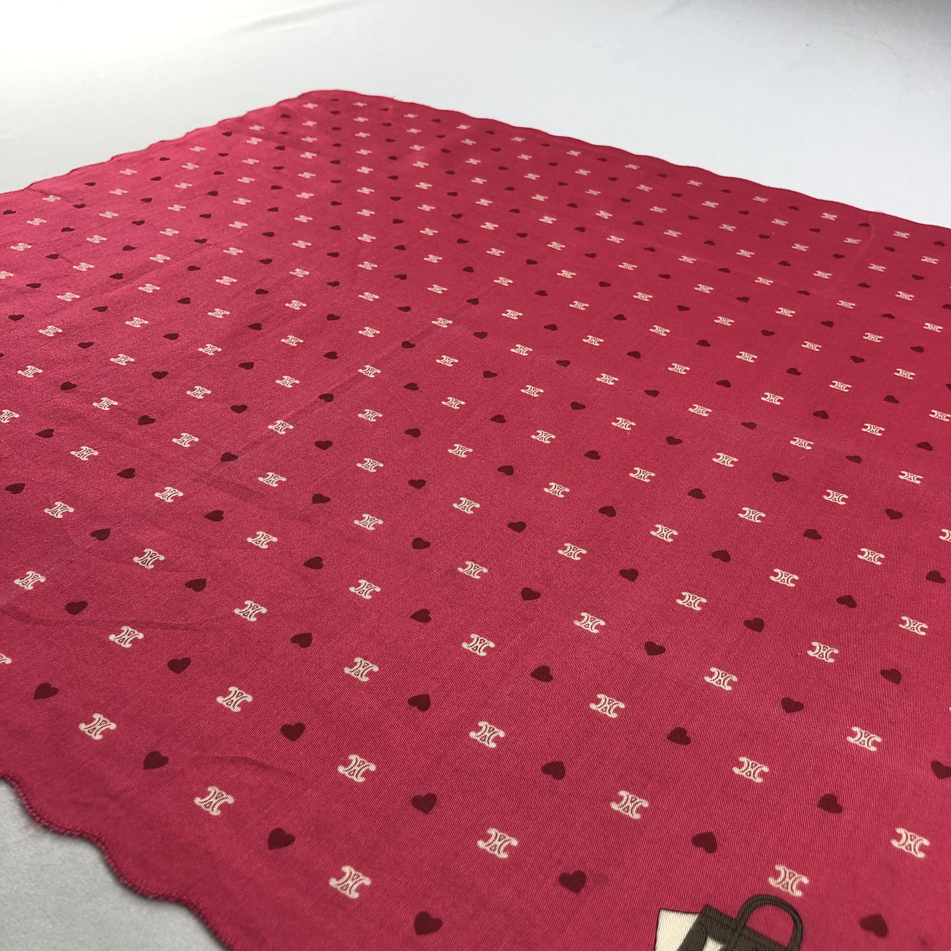 Celine Celine Handkerchief Neckerchief Bandana H2941 Size ONE SIZE - 2 Thumbnail
