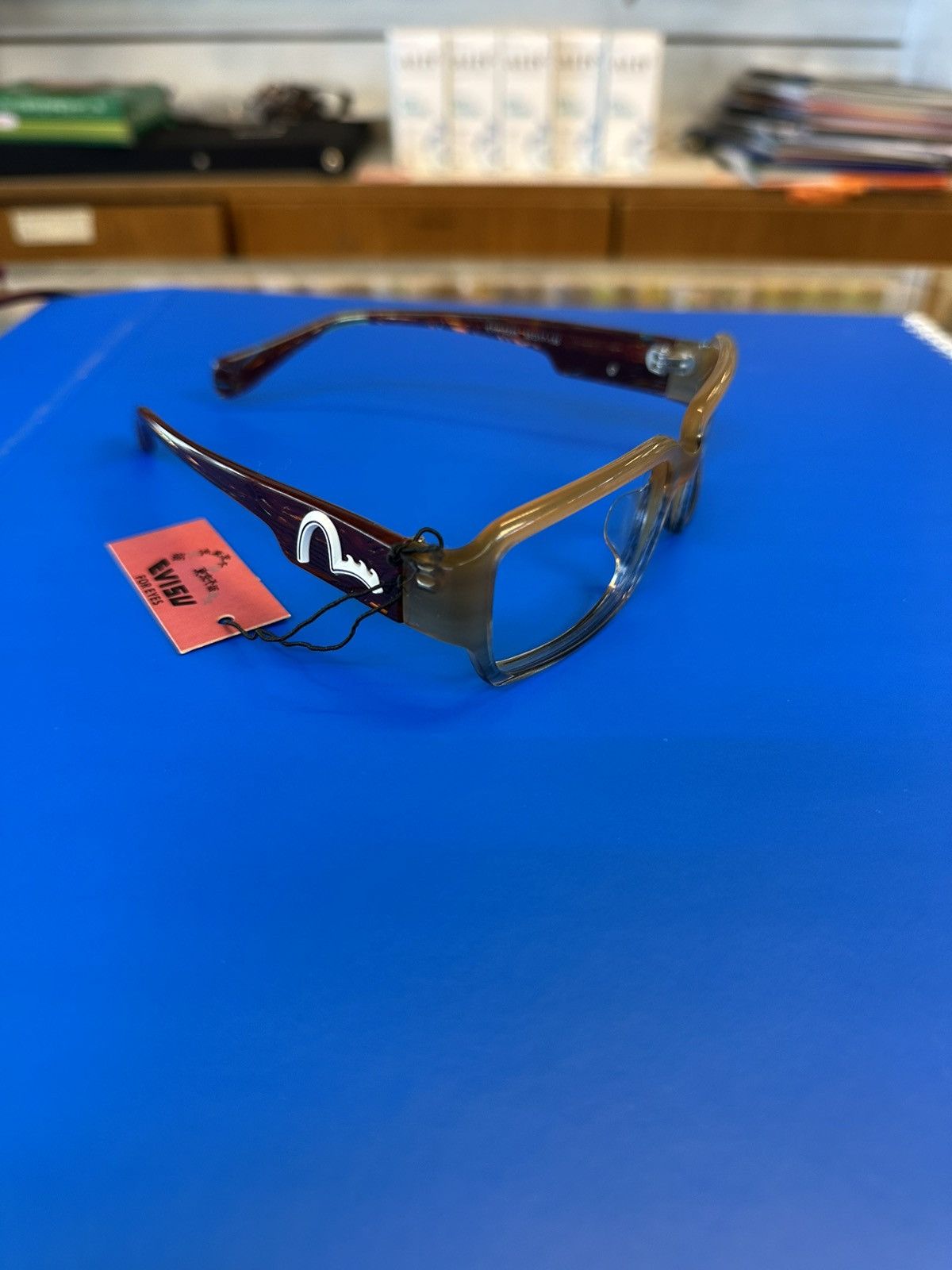 Evisu RARE Y2K Evisu Japan EVH-8295 55 🛑 17-135✔️Frames ONLY✔️ Size ONE SIZE - 4 Thumbnail