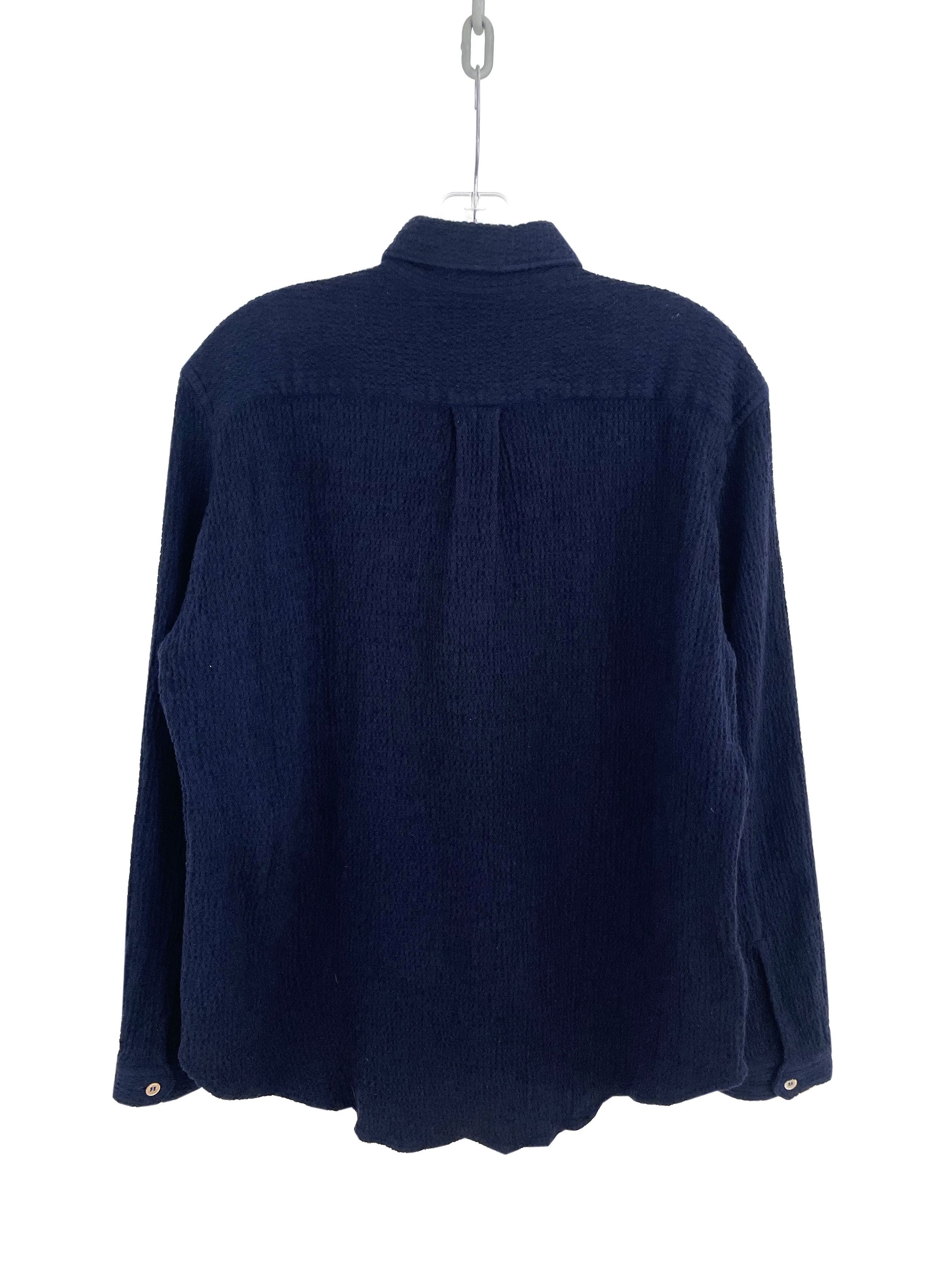 Yohji Yamamoto 80's Textured Weave Shirt Size US M / EU 48-50 / 2 - 7 Thumbnail