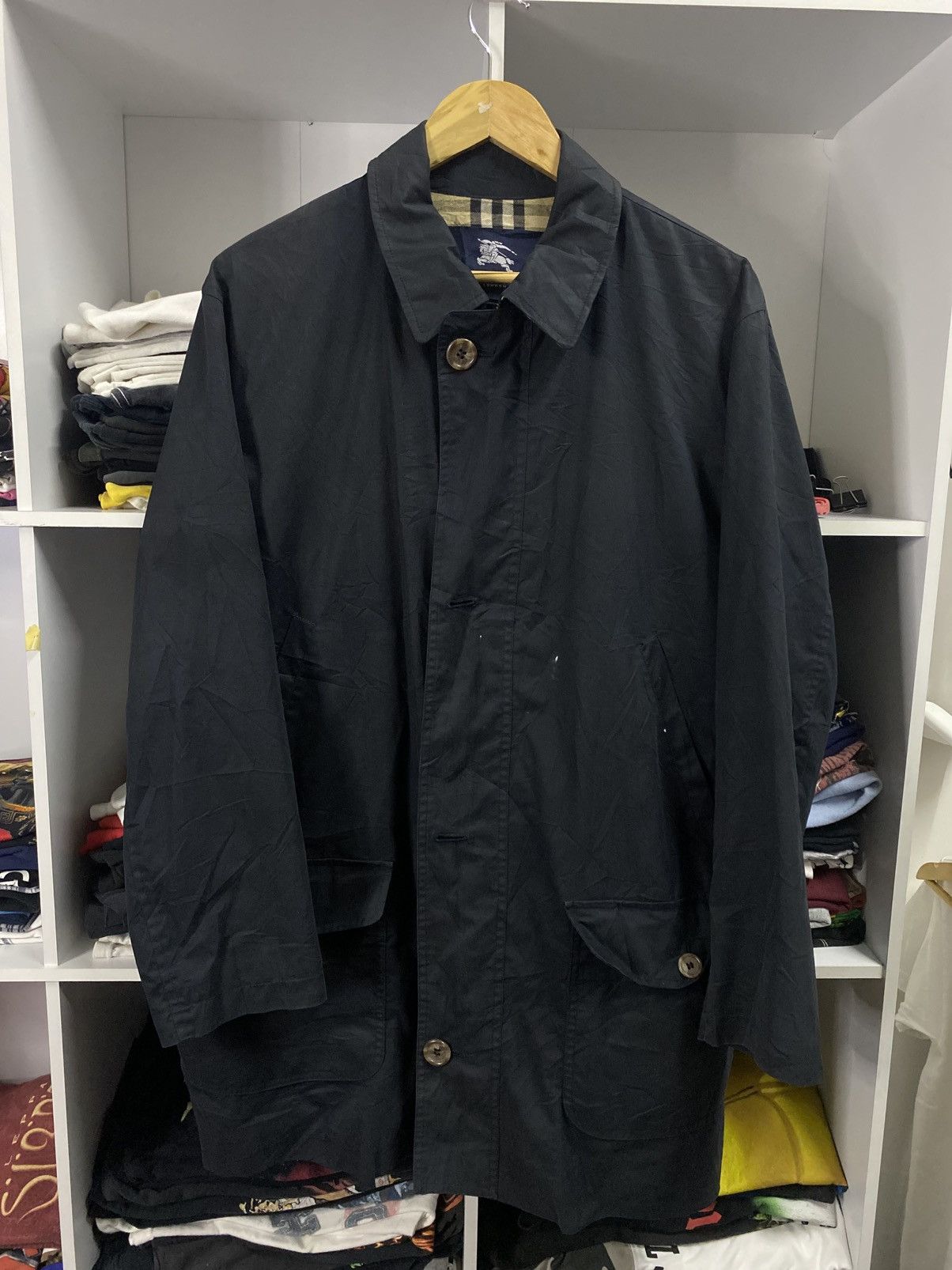 Burberry × Vintage Vintage Parke Burberry Size US L / EU 52-54 / 3 - 2 Thumbnail