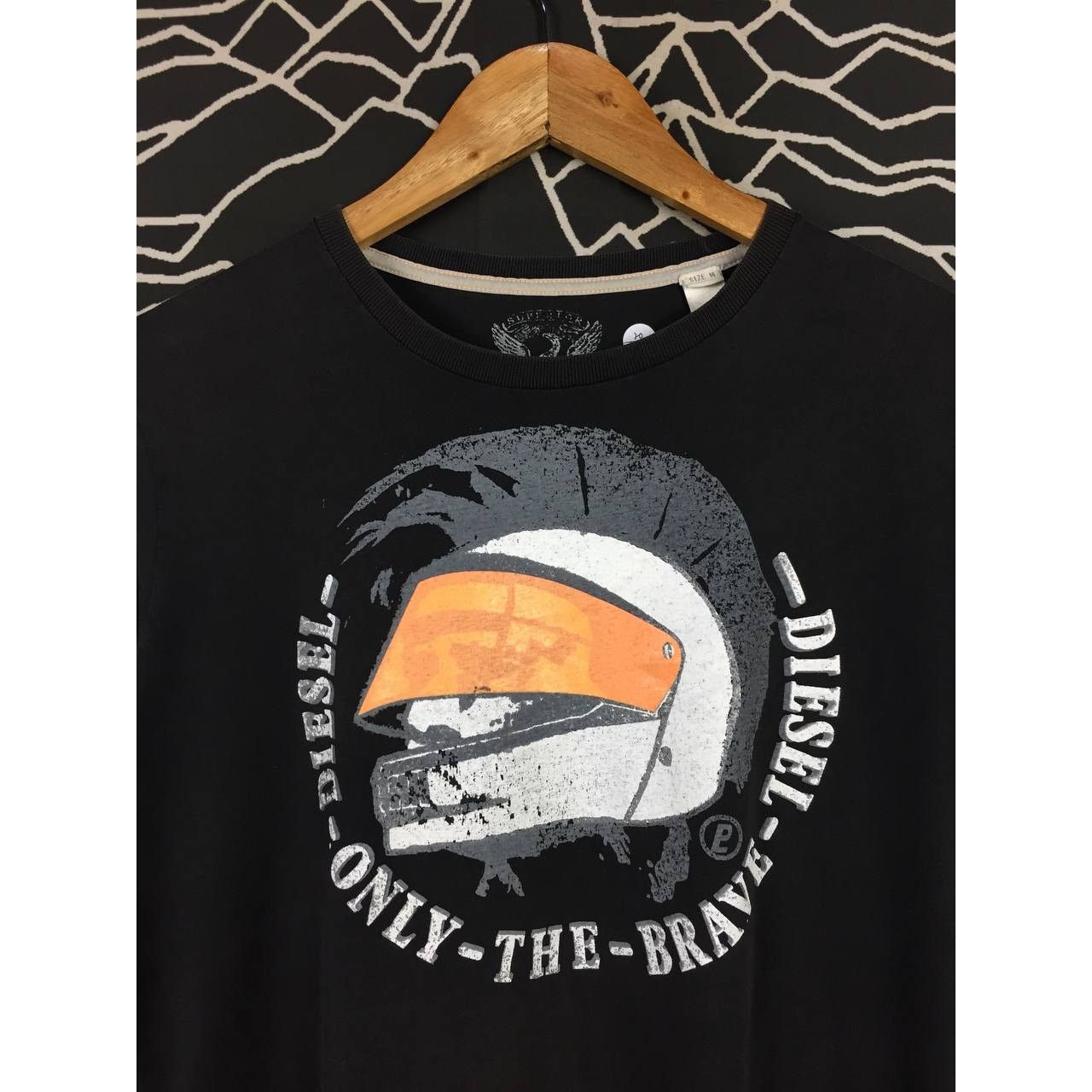Diesel DIESEL Only The Brave Big Logo Graphic Tee Size US M / EU 48-50 / 2 - 3 Thumbnail