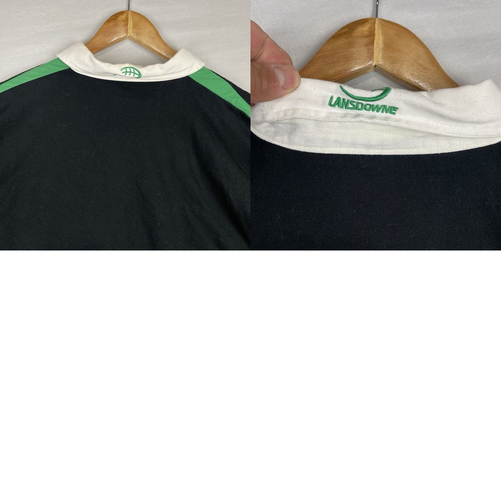 Vintage Ireland Rugby Polo Shirt Mens XL Black Lansdowne Uniform Jersey Collared Shirt Size US XL / EU 56 / 4 - 9 Thumbnail