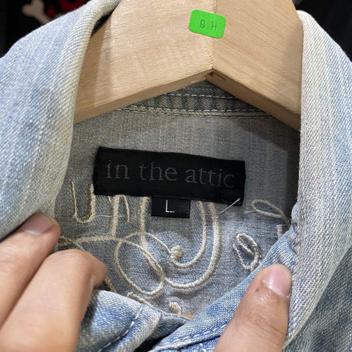 In The Attic In The Attic dirty denim shirt Size US M / EU 48-50 / 2 - 13 Thumbnail