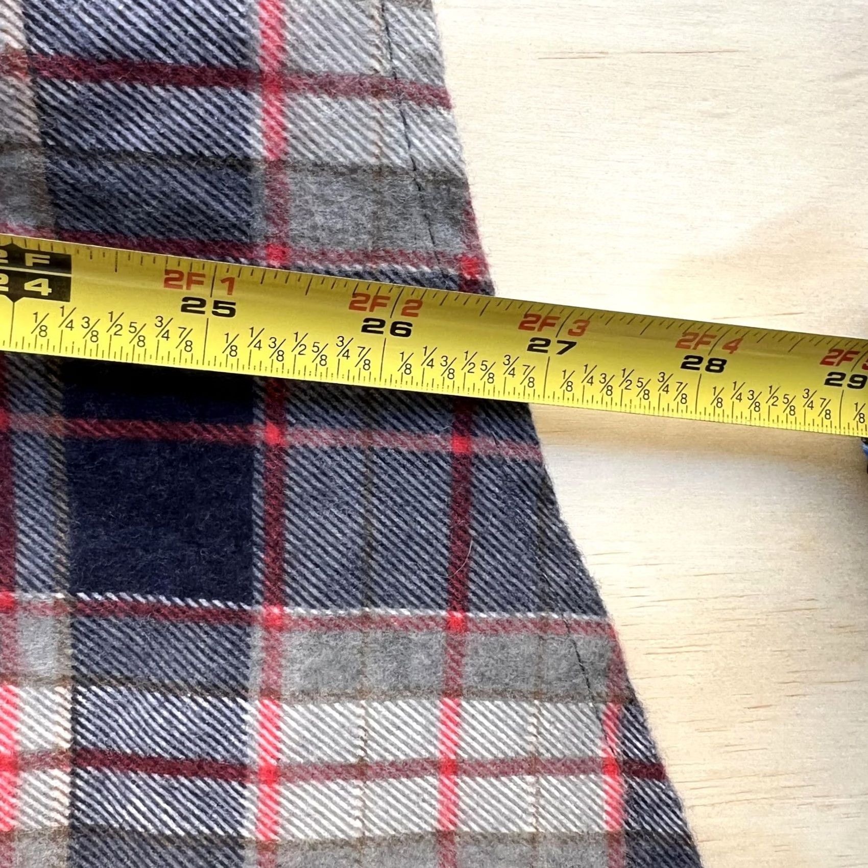 Wandler Chandler Flannel Shirt Mens M Blue Gray Plaid Long Sleeve Button Up Casual Size US M / EU 48-50 / 2 - 7 Thumbnail