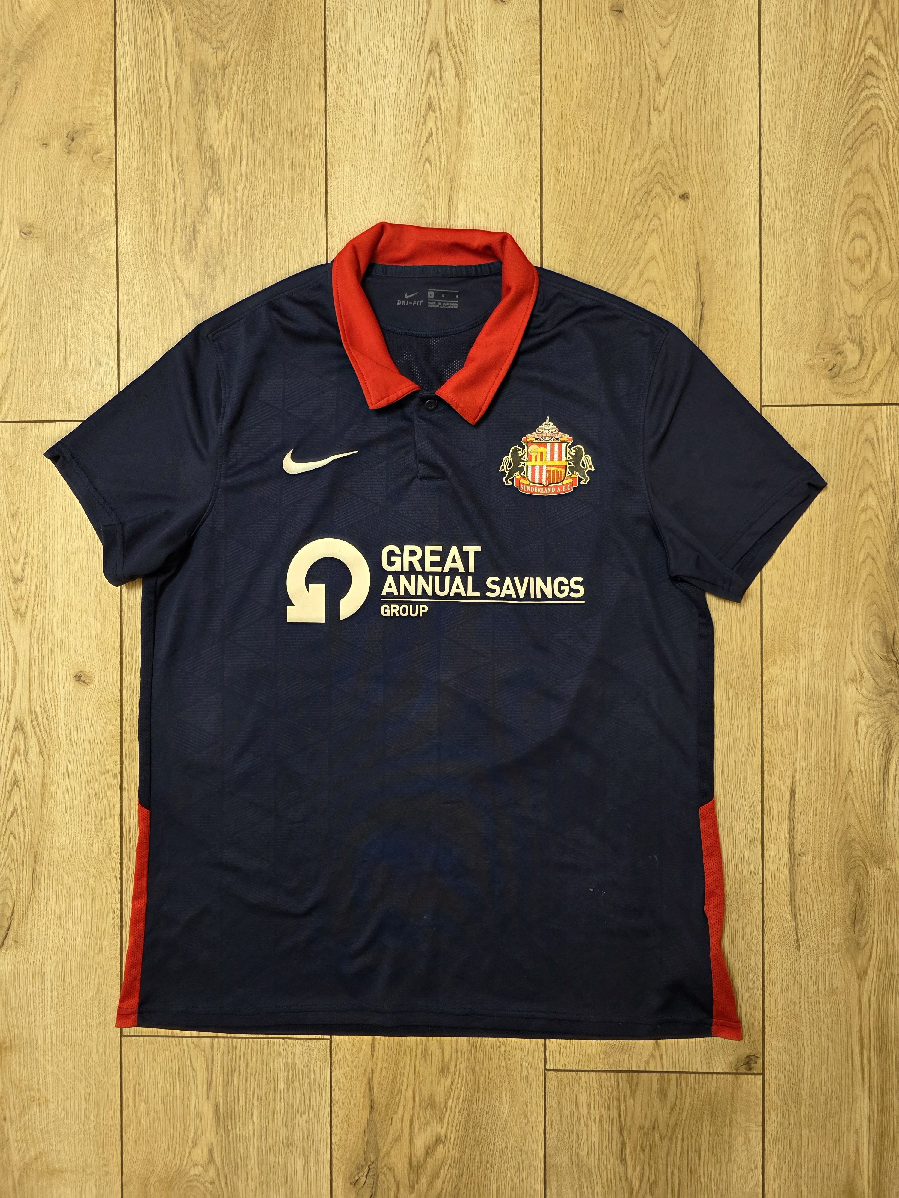 Nike SUNDERLAND 2020 2021 AWAY FOOTBALL SHIRT SOCCER JERSEY Size US M / EU 48-50 / 2 - 1 Thumbnail