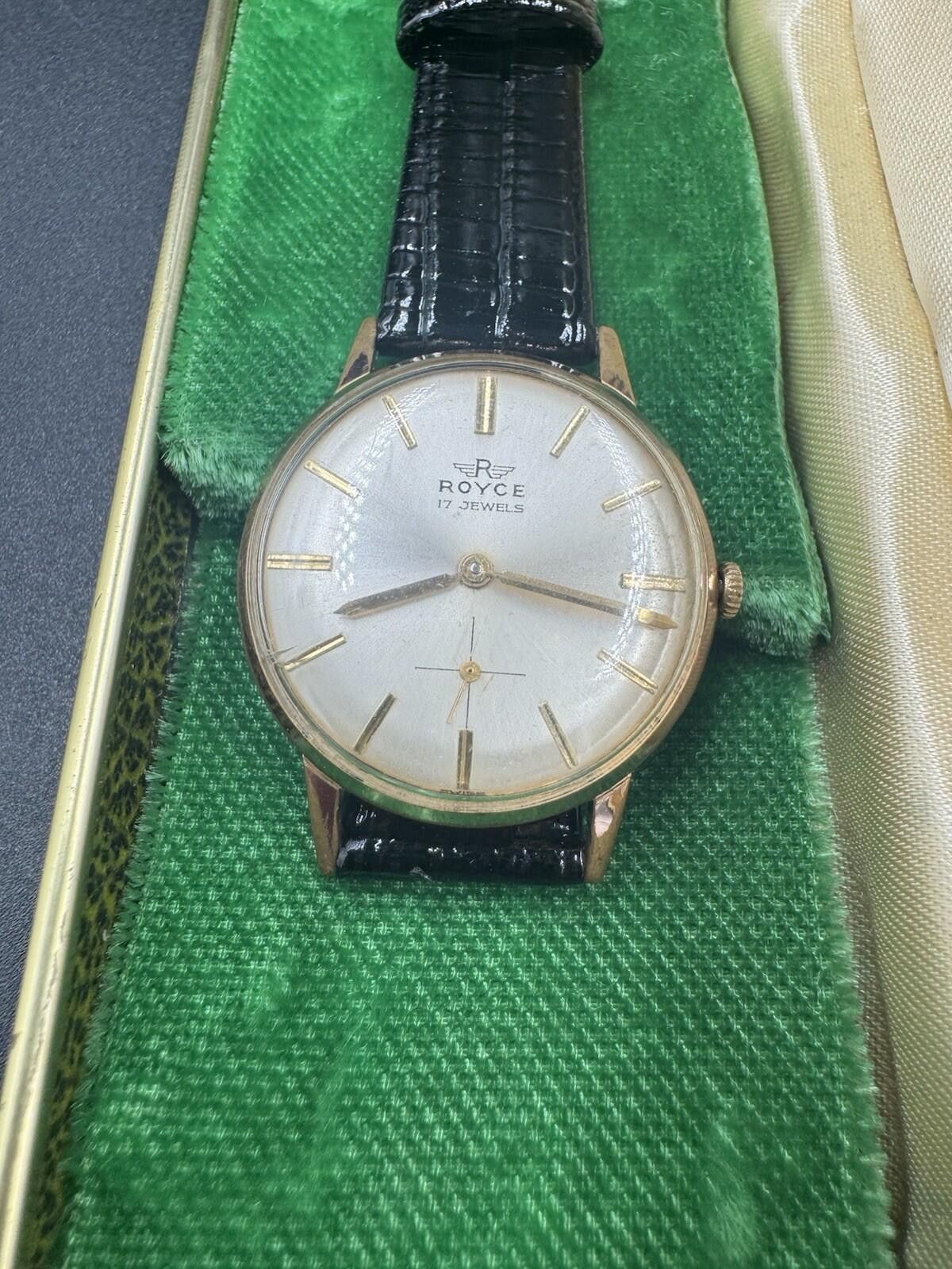 Other Vintage Royce 17 Jewels Automatic Watch Gold Case Swiss Made Size ONE SIZE - 3 Thumbnail
