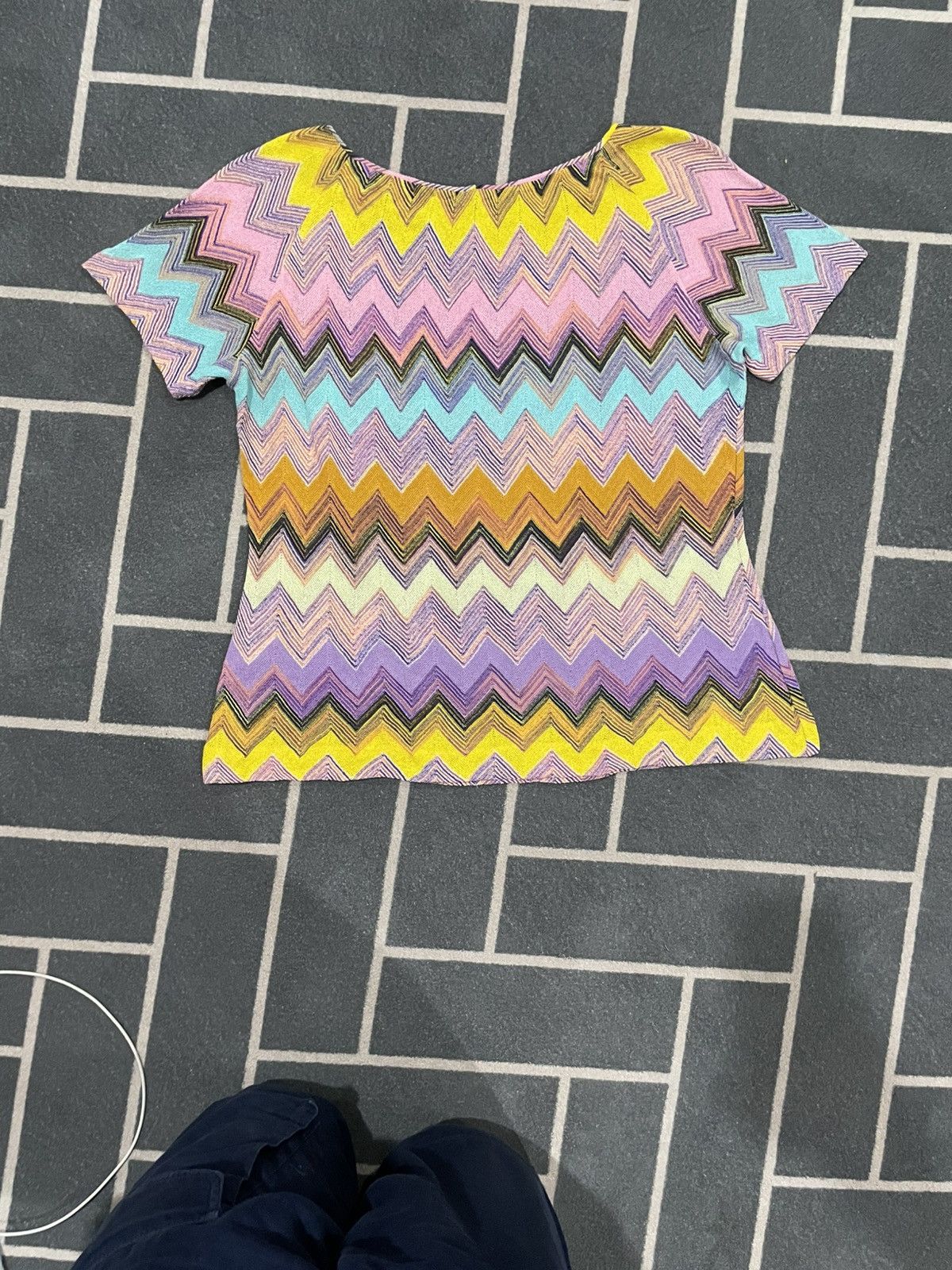 Missoni VTG 90s Missoni Iconic Elements Shirts Size S / US 4 / IT 40 - 25 Thumbnail