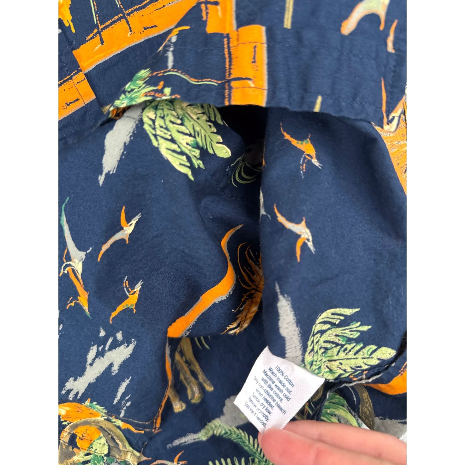 Vintage Urban Pipeline Hawaiian Shirt Men Small Blue Green Floral Button-Up 100% Cotton Size US S / EU 44-46 / 1 - 7 Thumbnail