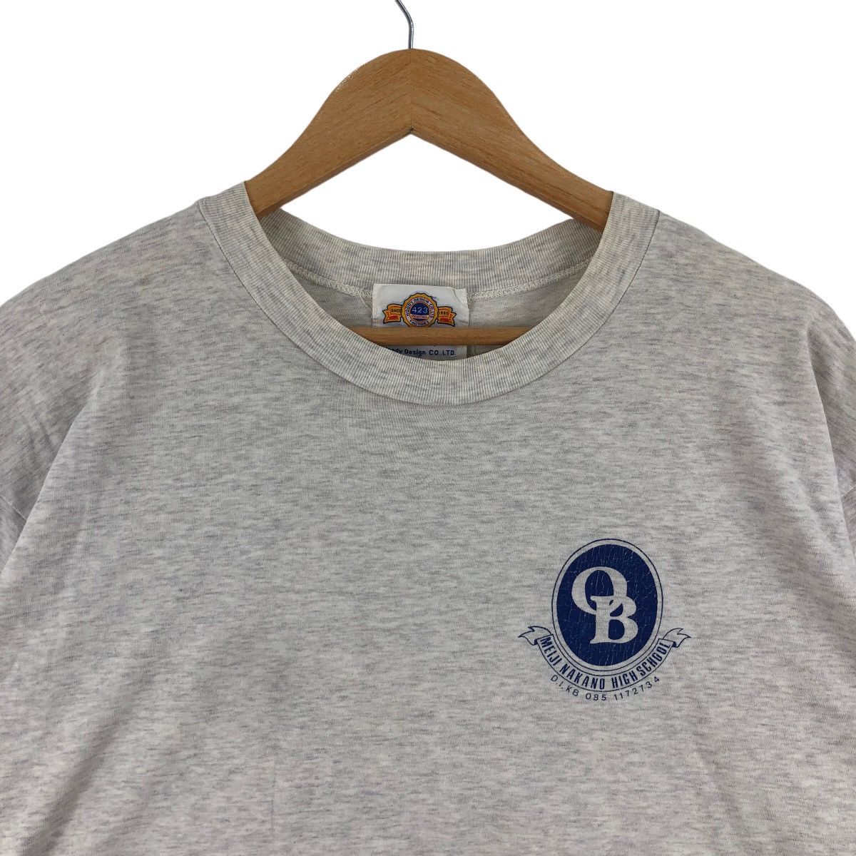 Vintage Vintage 90s The Champion Of Polo Meiji Nakano OB Tee Shirt Size US XL / EU 56 / 4 - 2 Thumbnail