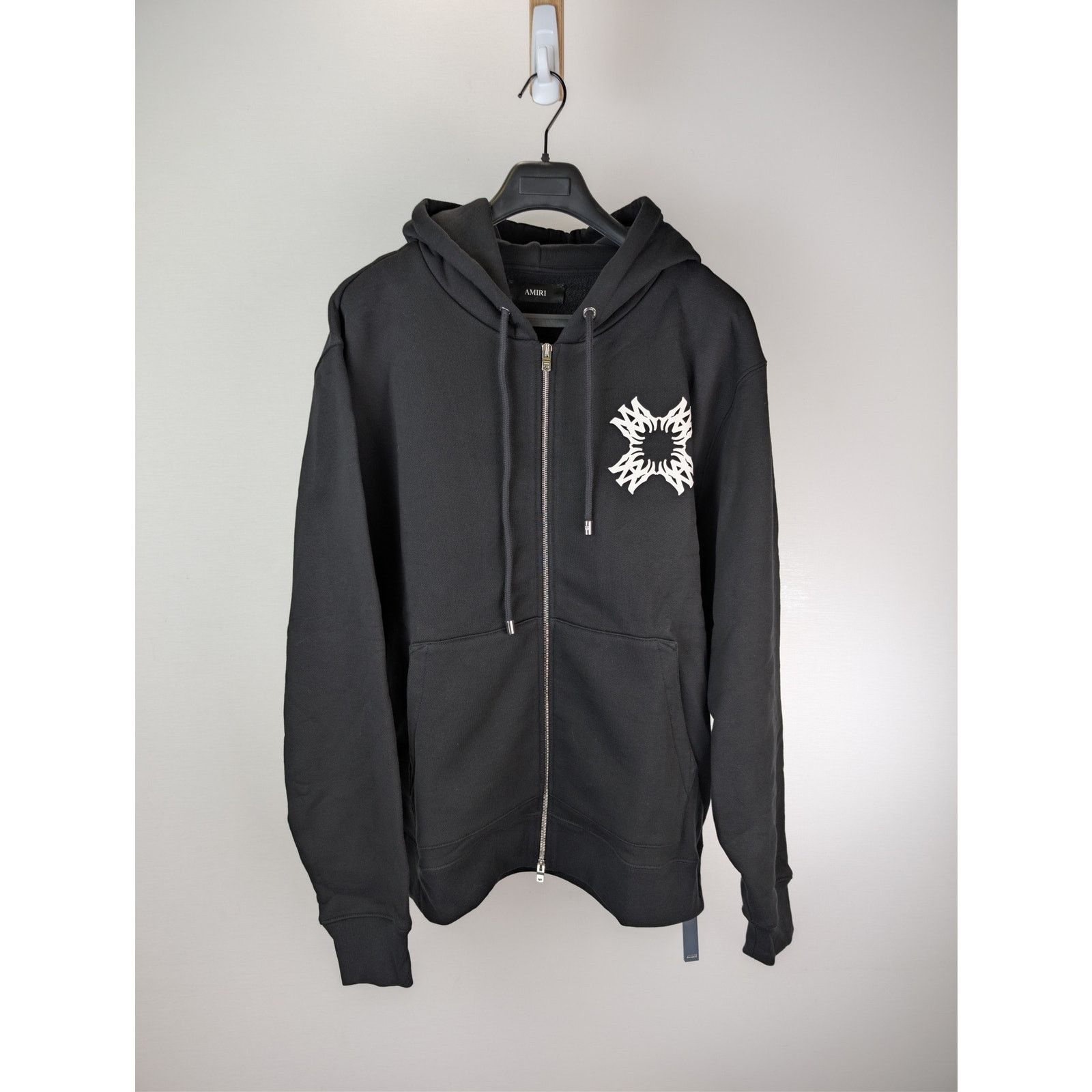 Amiri o1rshd1 MA Quad Zip up Hoodie in Black Size US XXL / EU 58 / 5 - 8 Thumbnail