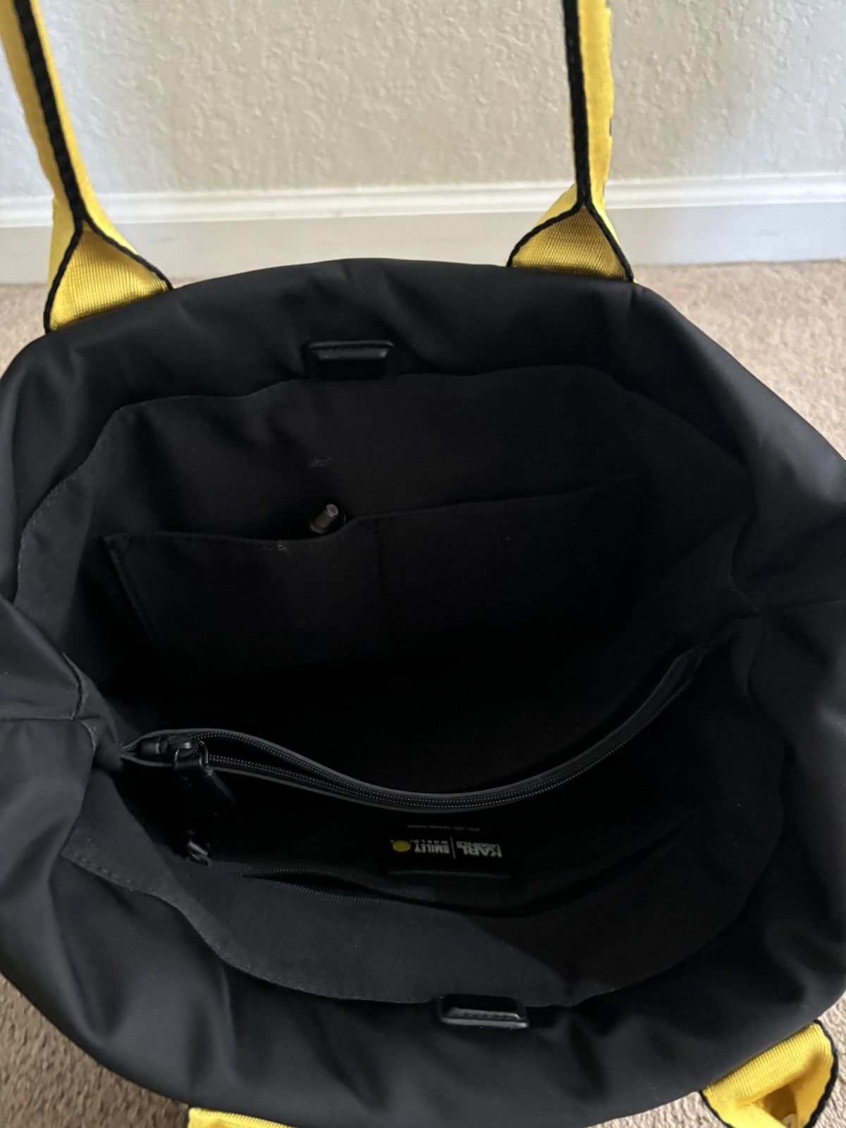 Karl Lagerfeld Karl Lagerfield x Smiley World Nylon Tote Size ONE SIZE - 4 Thumbnail