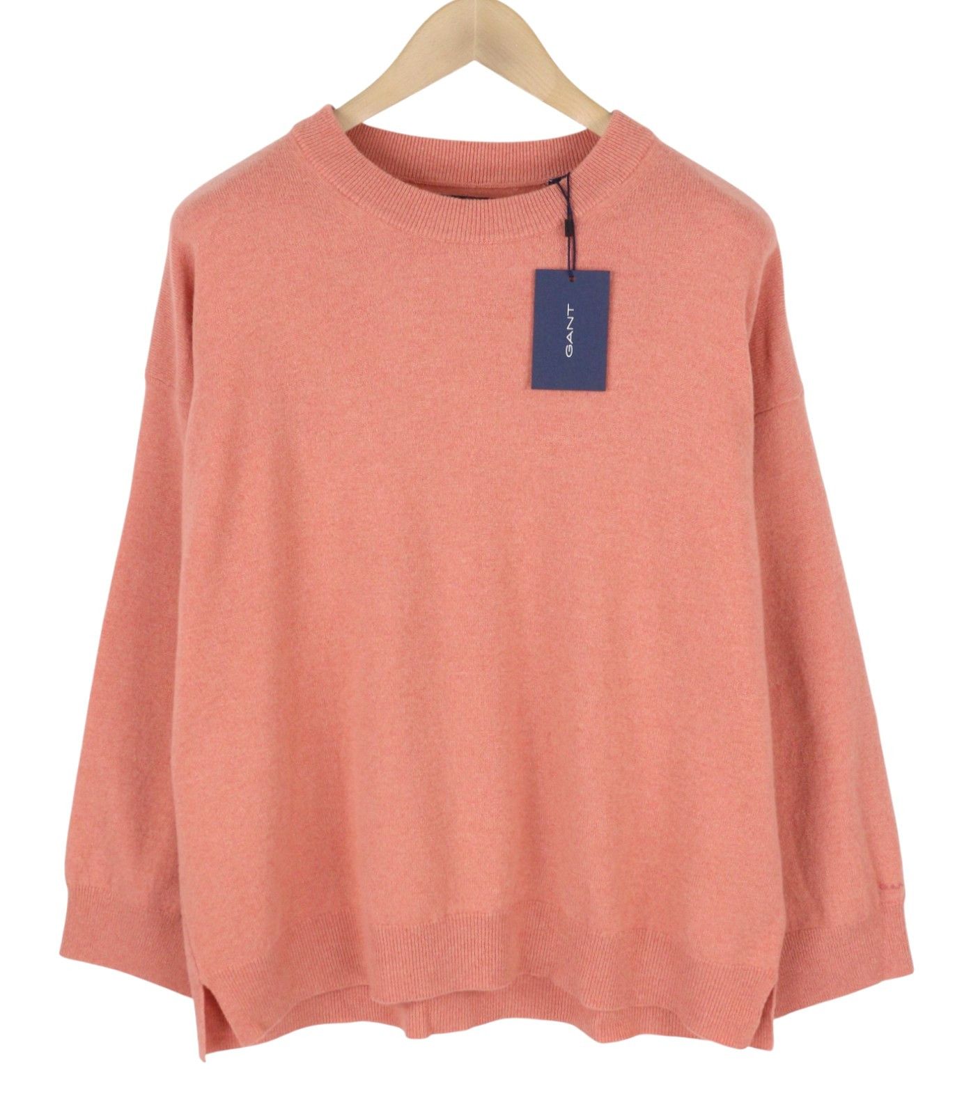 Gant SUPERFINE LAMBSWOOL C-NECK XL Terracotta Melange 88068 Size XL / US 12-14 / IT 48-50 - 1 Thumbnail