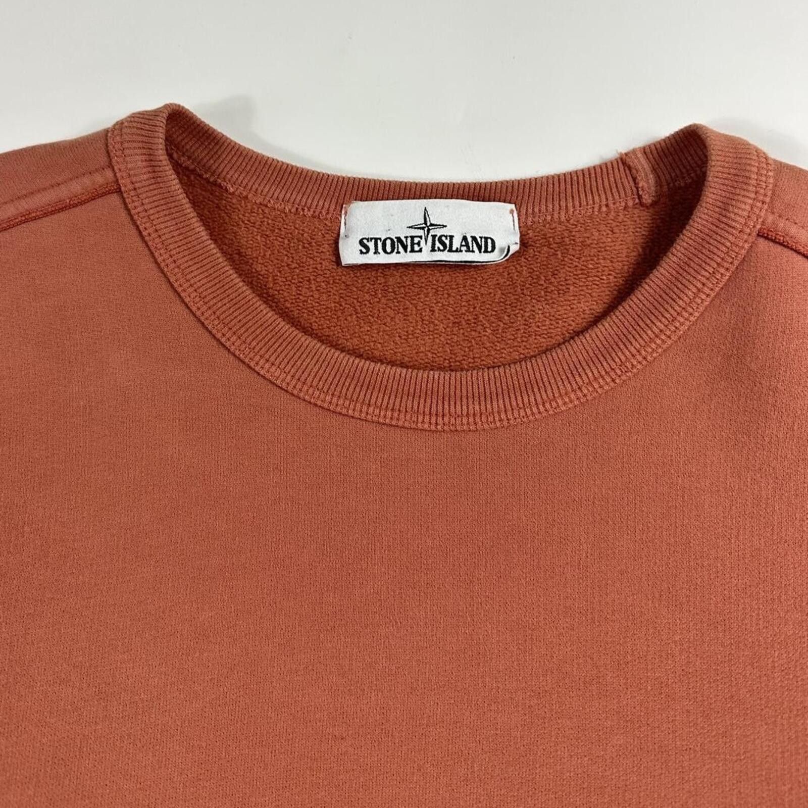 Stone Island Stone Island Cotton Jumper / Sweatshirt Rust Orange Small Size US S / EU 44-46 / 1 - 3 Thumbnail
