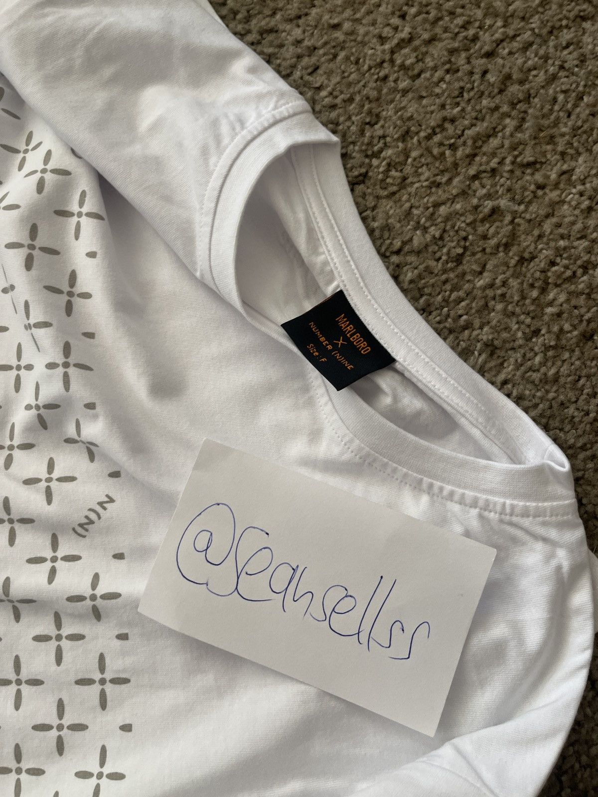 Number (N)ine Number (N)ine X Marlboro Tee Size US M / EU 48-50 / 2 - 3 Thumbnail