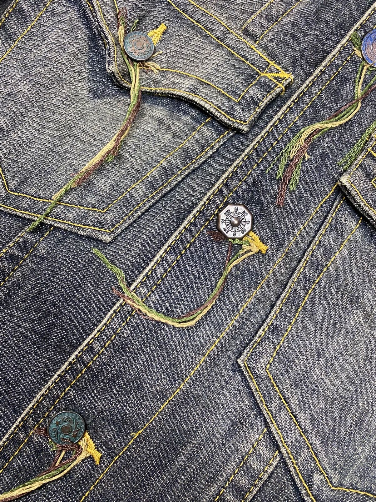 291295=Homme 291295=Homme - Ethnic Denim Jacket Size US M / EU 48-50 / 2 - 7 Thumbnail