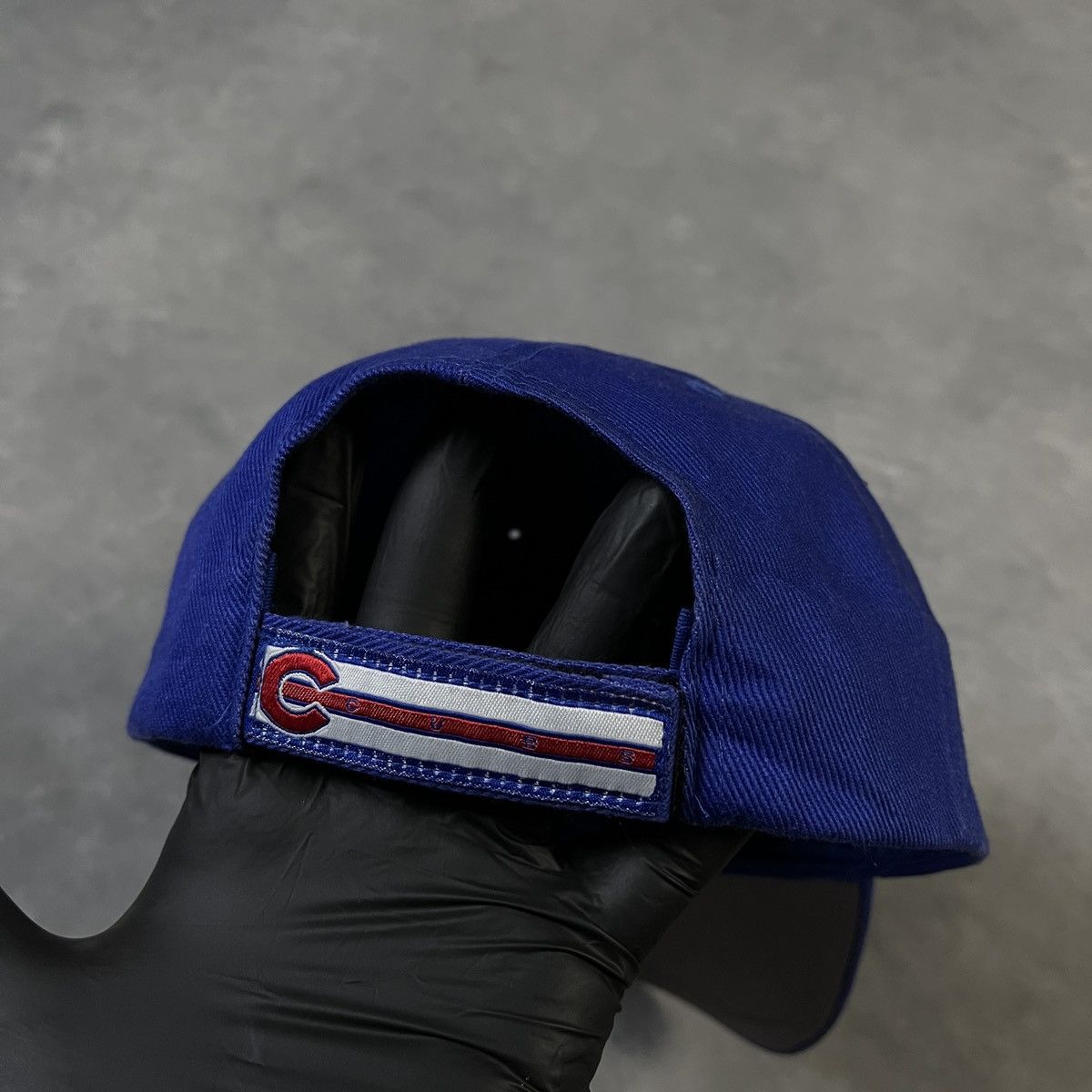 MLB 90s Chicago Cubs MLB Authentic Strapback Hat Twins Enterpris Size 34 - 2 Thumbnail