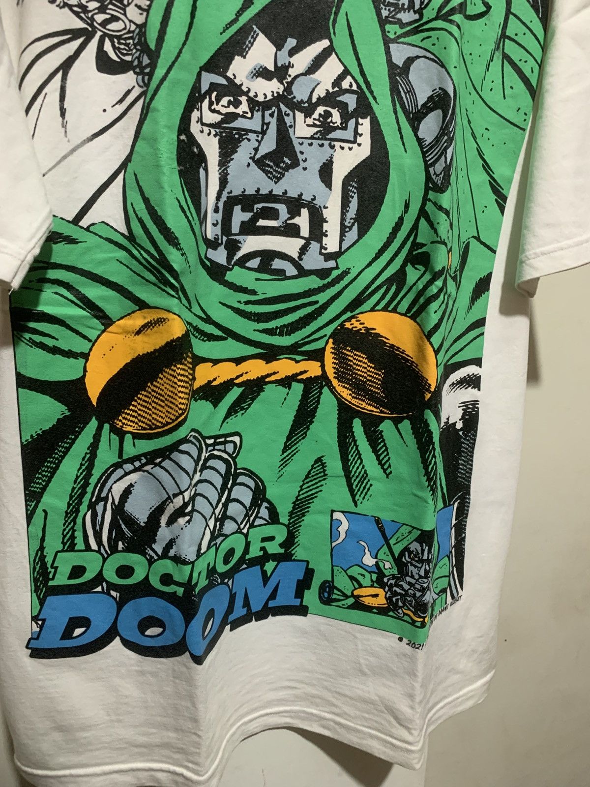 Japanese Brand Doctor Victor Von Doom Ogami Marvel T shirt Bootleg tee Rare Size US XL / EU 56 / 4 - 13 Thumbnail