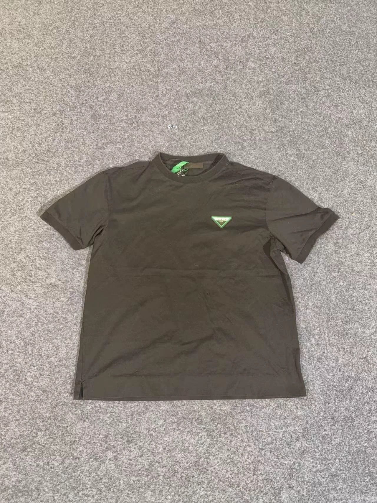 Prada Prada Triangle Logo Short-Sleeve T-Shirt Size US L / EU 52-54 / 3 - 1 Thumbnail