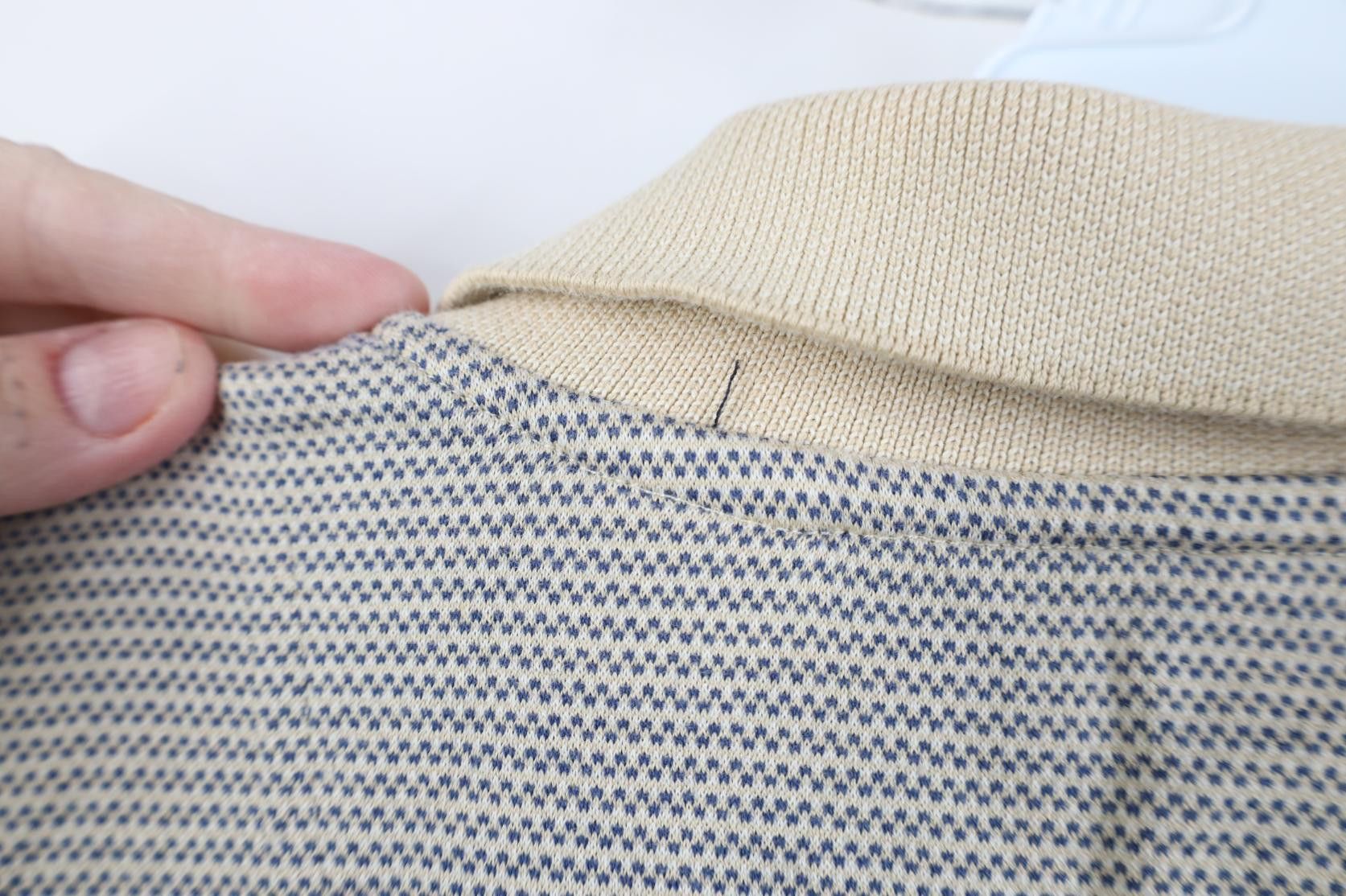 Vintage Vintage 90s Y2K Pebble Beach Zig Zag Knit Golf Polo Shirt Size US XL / EU 56 / 4 - 10 Thumbnail