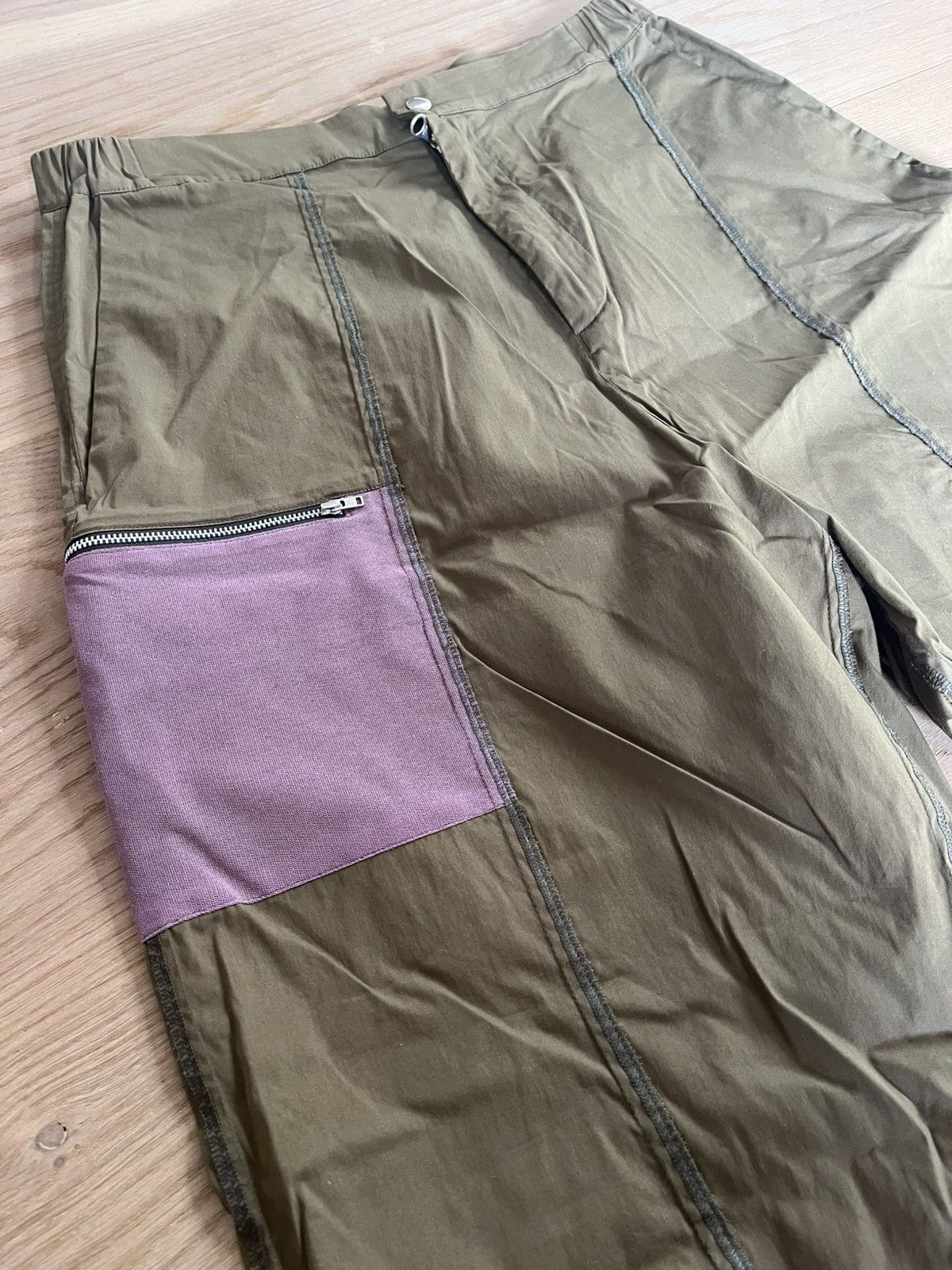 Paria Farzaneh Pariah Farzaneh khaki trackpants Size US 32 / EU 48 - 1 Thumbnail