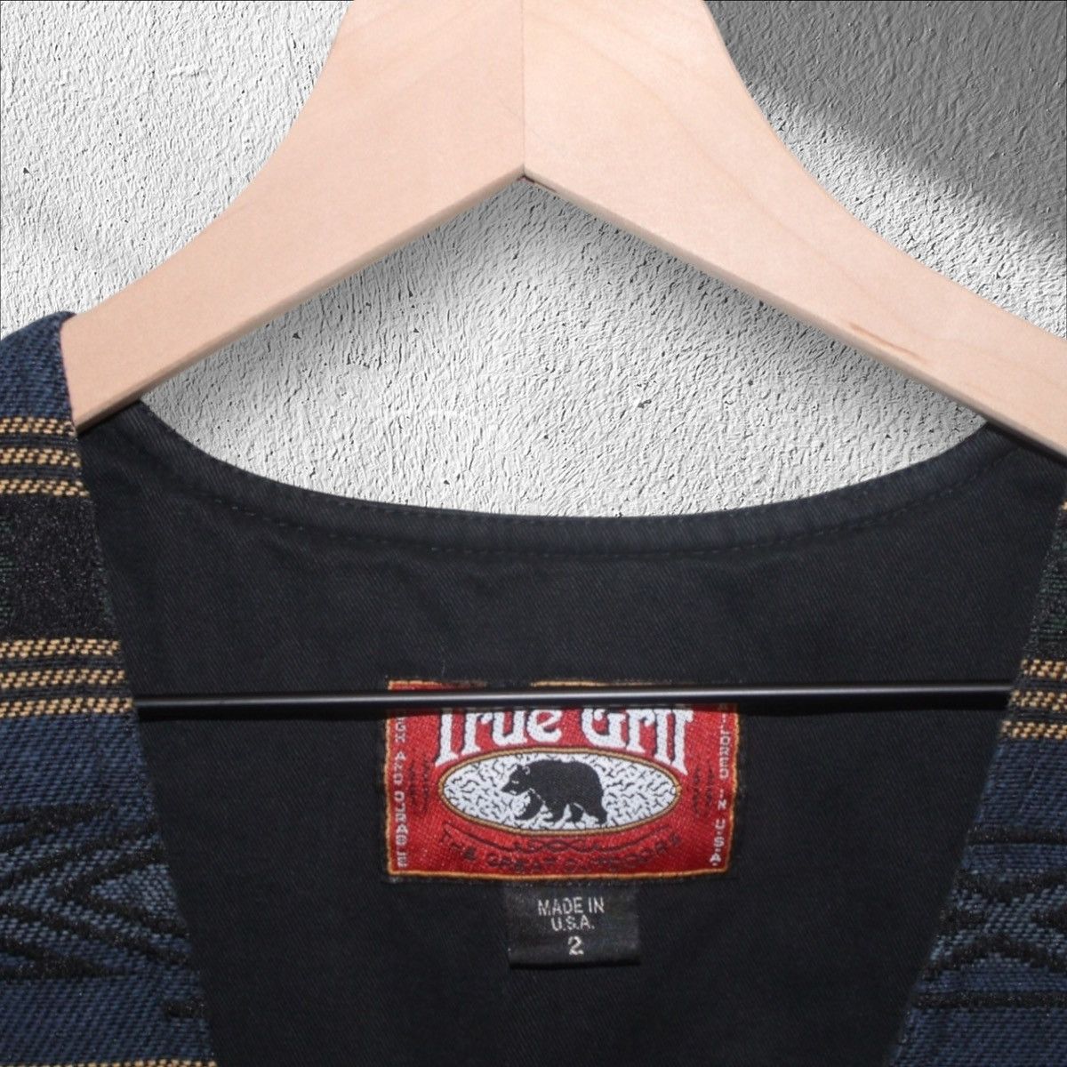 True Grit × Vintage Vintage True Grit Western Aztec Vest Size 2 Size US S / EU 44-46 / 1 - 3 Thumbnail