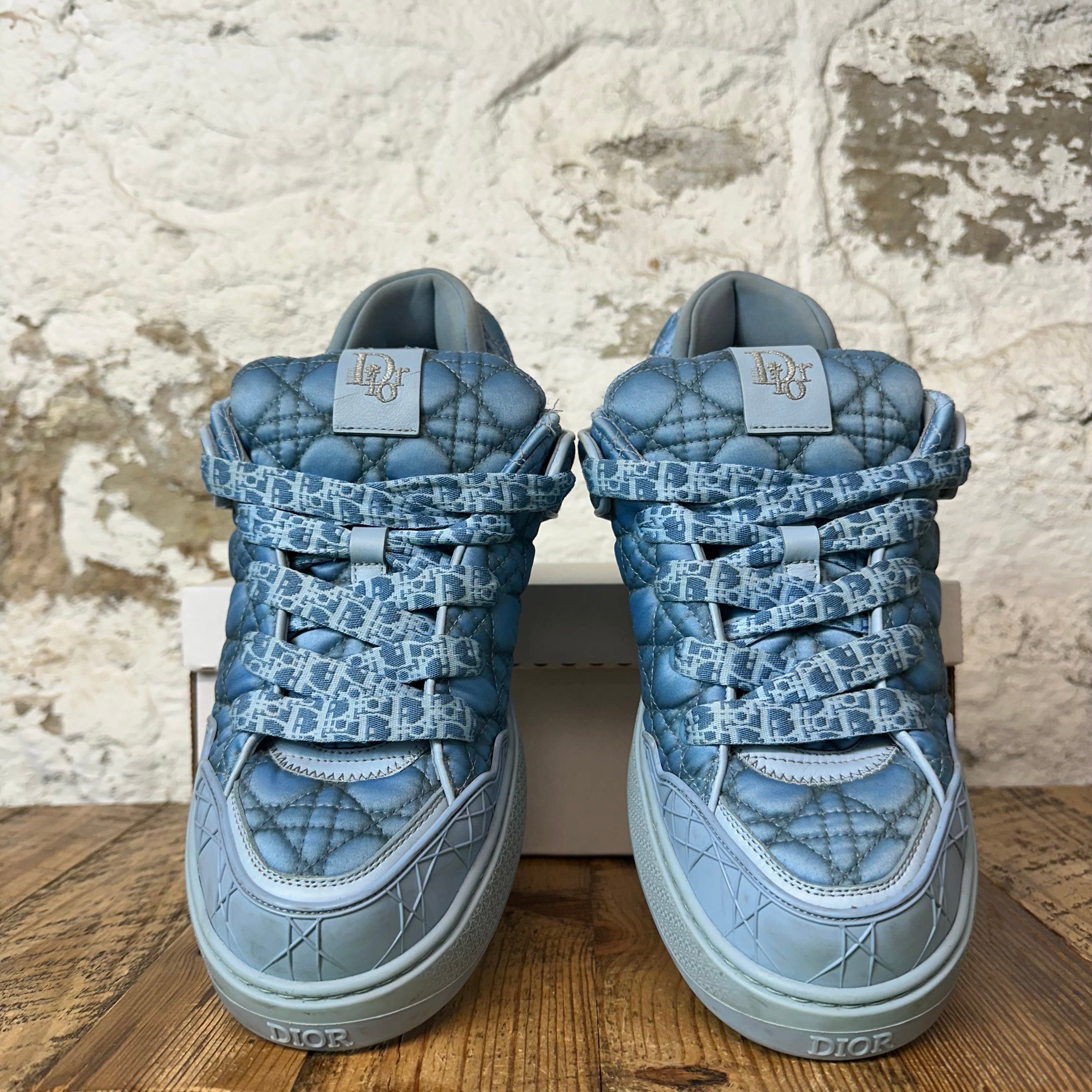 Dior Dior ERL Blue Oblique Skate Sneaker Sz 10 (43) No Box Size US 10 / EU 43 - 3 Thumbnail