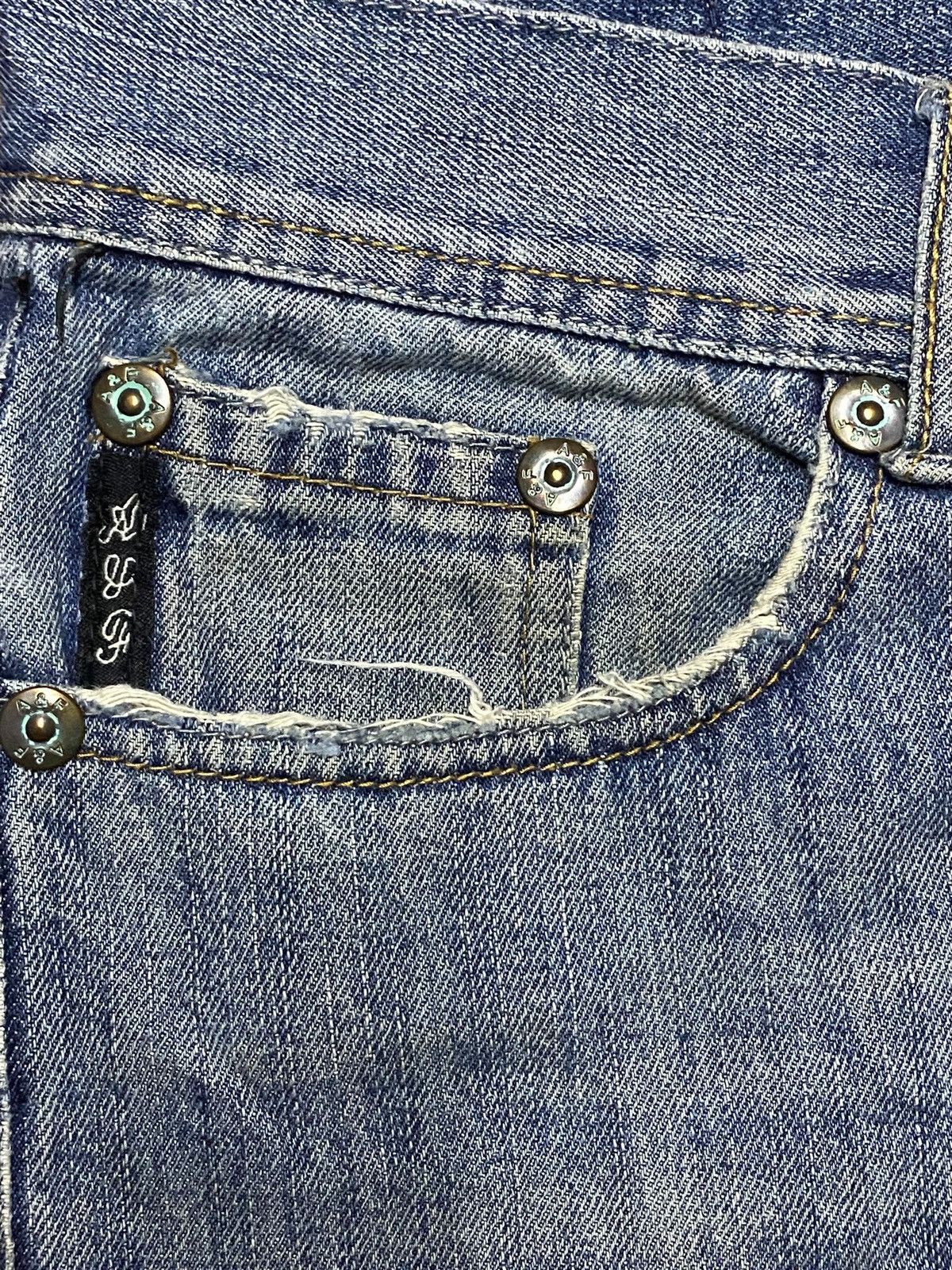 Other Vintage America&First Denim Tears Baggy Jeans Size US 38 / EU 54 - 13 Thumbnail