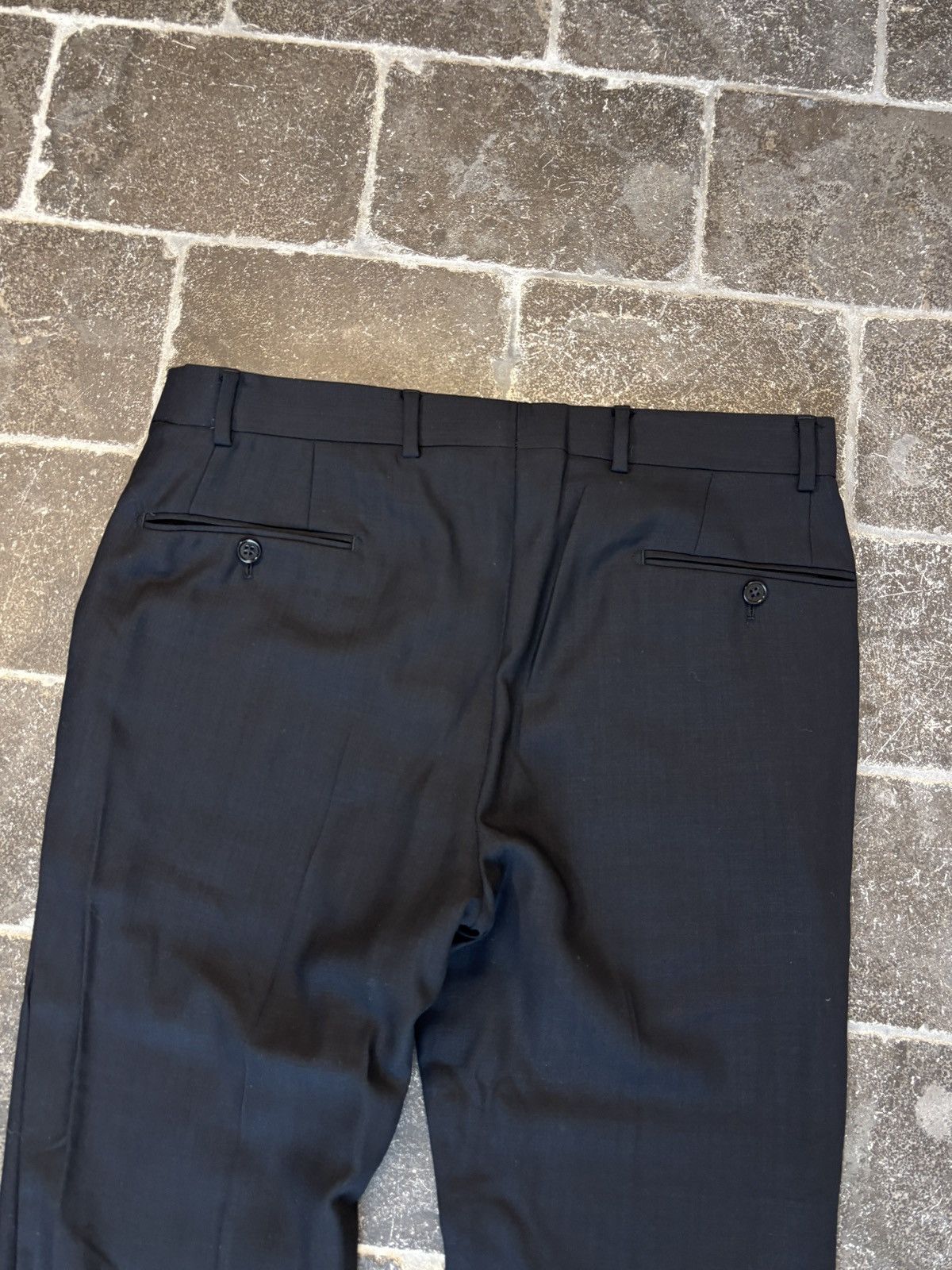 Armani Collezioni Armani Suit G-Line Wool Two Piece 2pc EU 52 Trousers Jacket Size 36S - 19 Thumbnail
