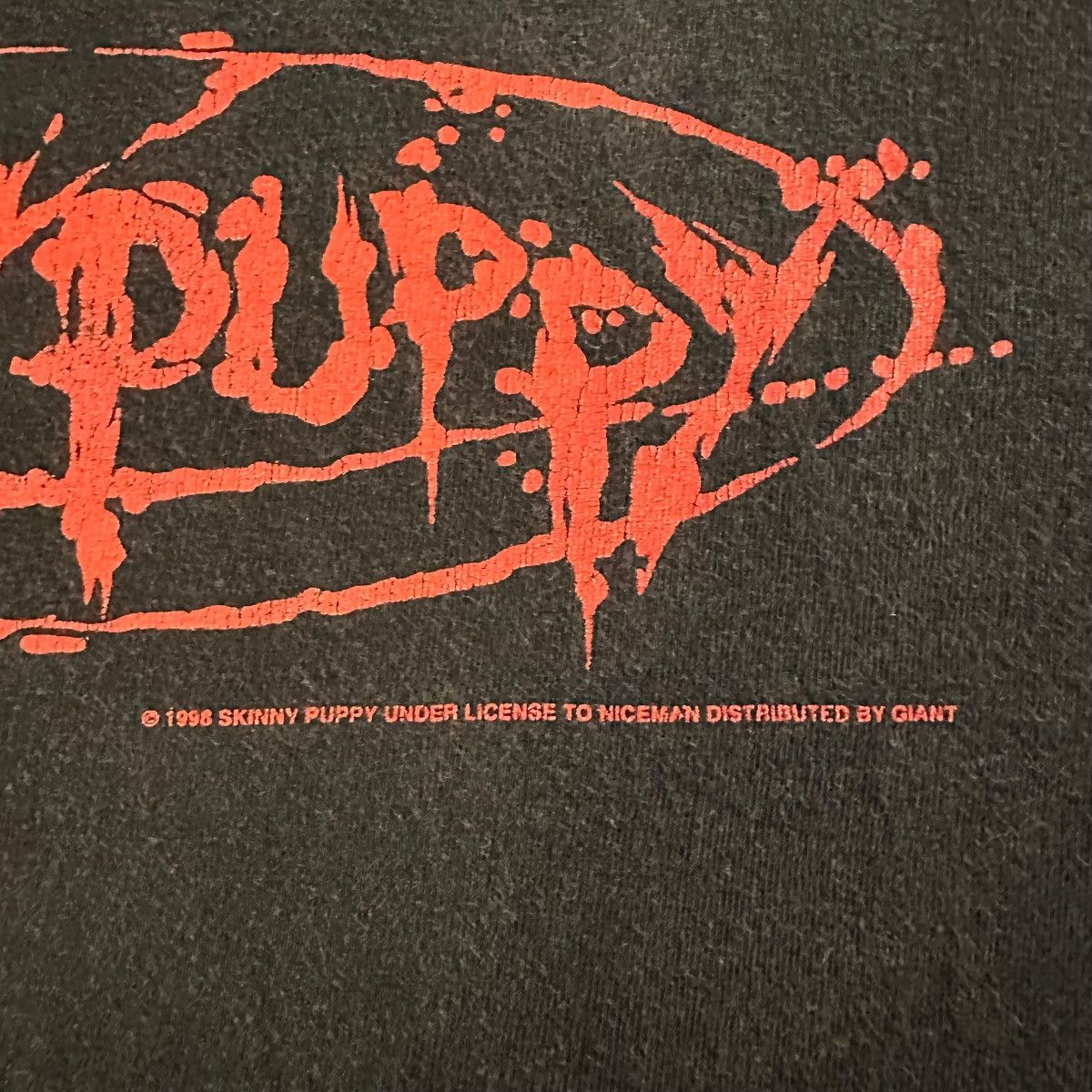 Giant Vintage 1996 Skinny Puppy Bloody Logo band shirt size XL Size US XL / EU 56 / 4 - 7 Thumbnail