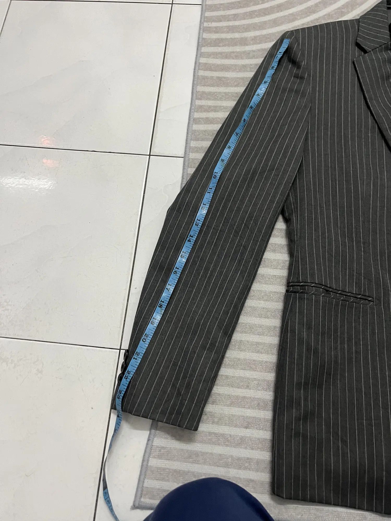 Issey Miyake Issey Miyake Tete Homme Pinstripe Jacket Size US M / EU 48-50 / 2 - 9 Thumbnail
