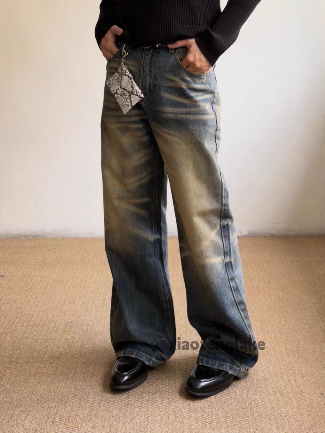 Jean xz vintage wide Leg loose baggy flared cleanfit jeans Size US 32 / EU 48 - 5 Thumbnail