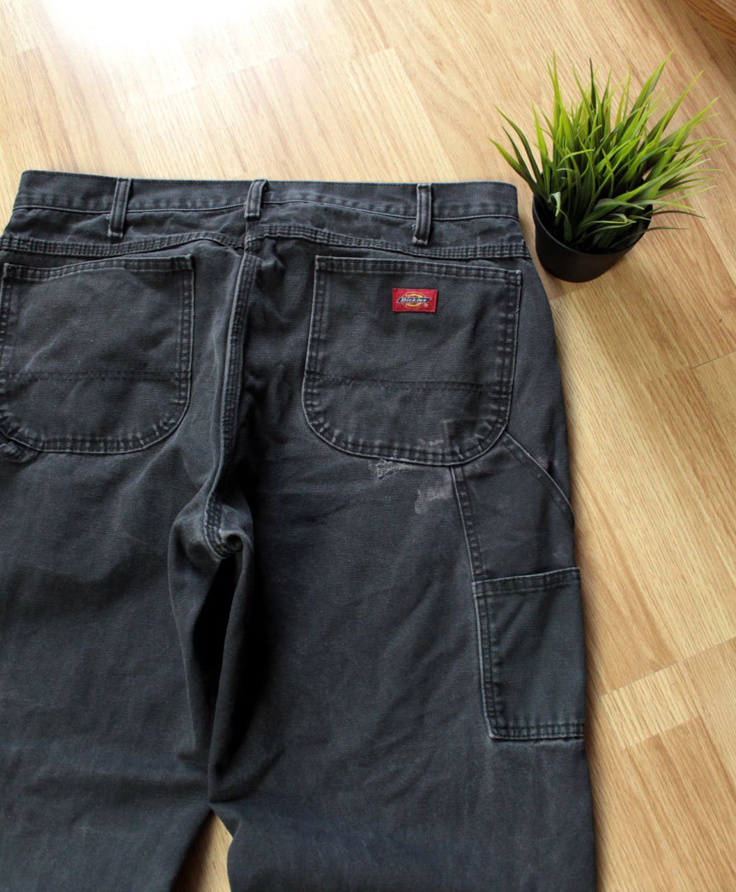 Vintage 🔥 90s Dickies Vintage Y2K Baggy Work Cargo Pants Denim Size US 34 / EU 50 - 2 Thumbnail