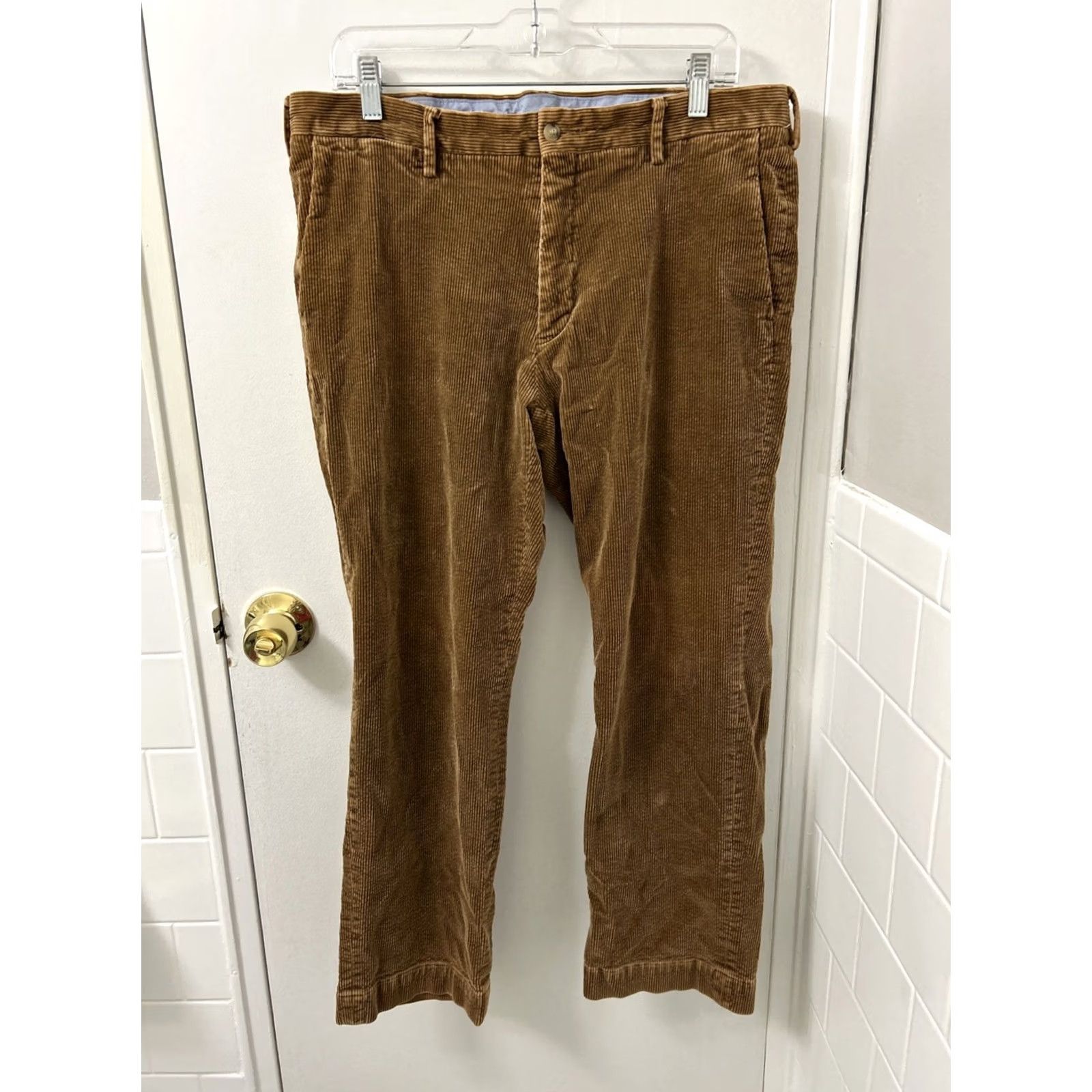 Polo Ralph Lauren Polo Ralph Lauren Corduroy Pants Mens 36x30 Brown Classic Fit YKK Size US M / EU 48-50 / 2 - 2 Thumbnail