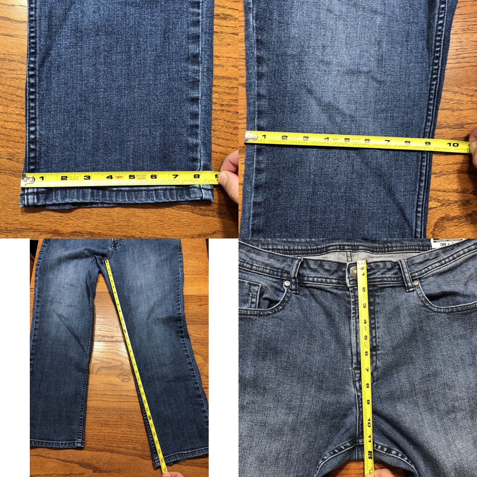 Buffalo David Bitton Buffalo David Bitton Jeans Mens Jeans Regular 38x30 Blue USA Logo 5-Pocket Stretch Straight Vintage No Size US 38 / EU 54 - 8 Thumbnail